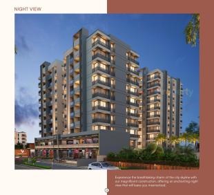 Elevation of real estate project Vasant Iconic located at Mavdi, Rajkot, Gujarat
