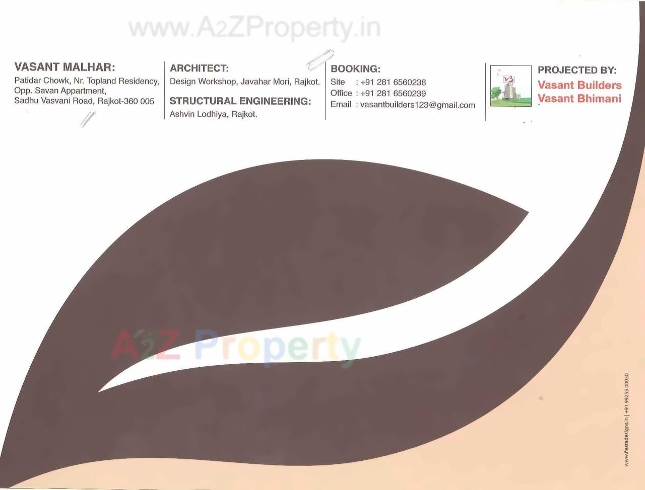  of real estate project Vasant Malhar located at Raiya, Rajkot, Gujarat