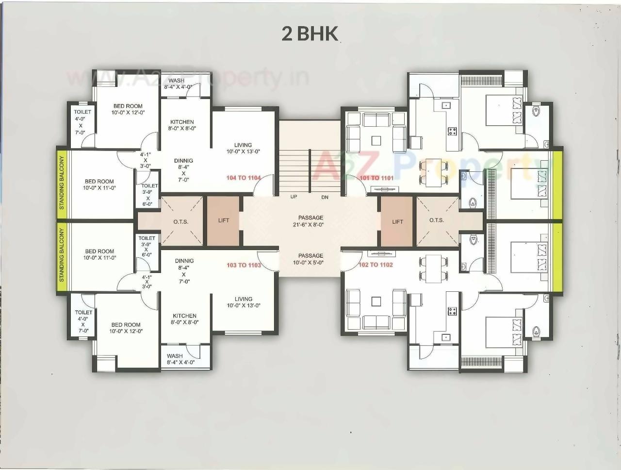 Layout of real estate project Vasant Malhar located at Raiya, Rajkot, Gujarat