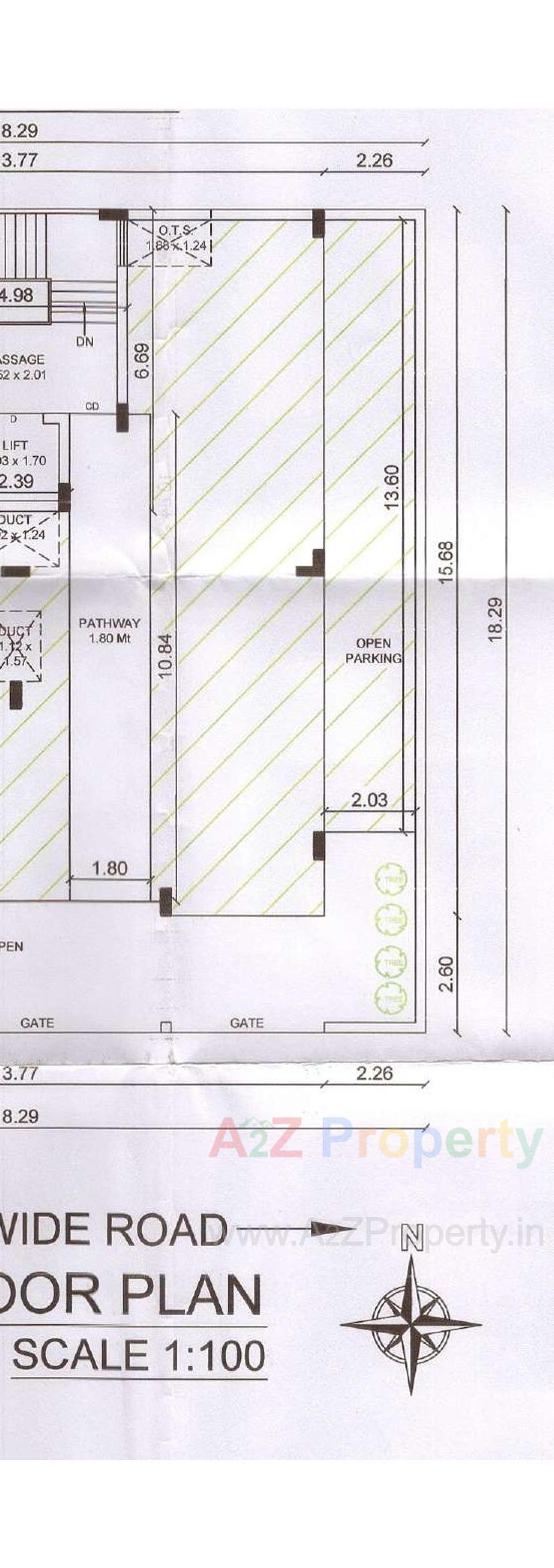 Layout of real estate project Vasudha One located at Rajkot, Rajkot, Gujarat