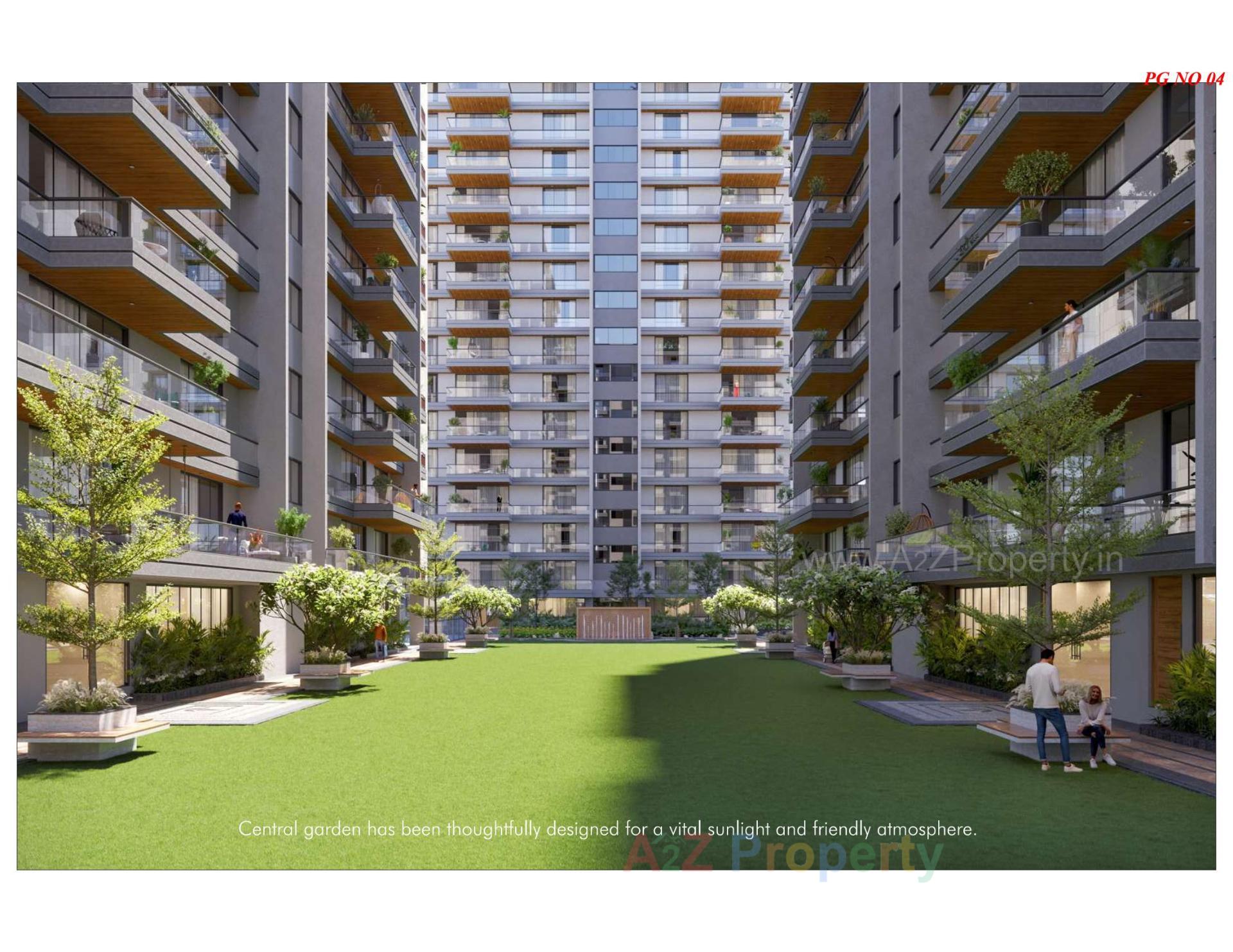 3D Elevation of real estate project Vega located at Motamava, Rajkot, Gujarat