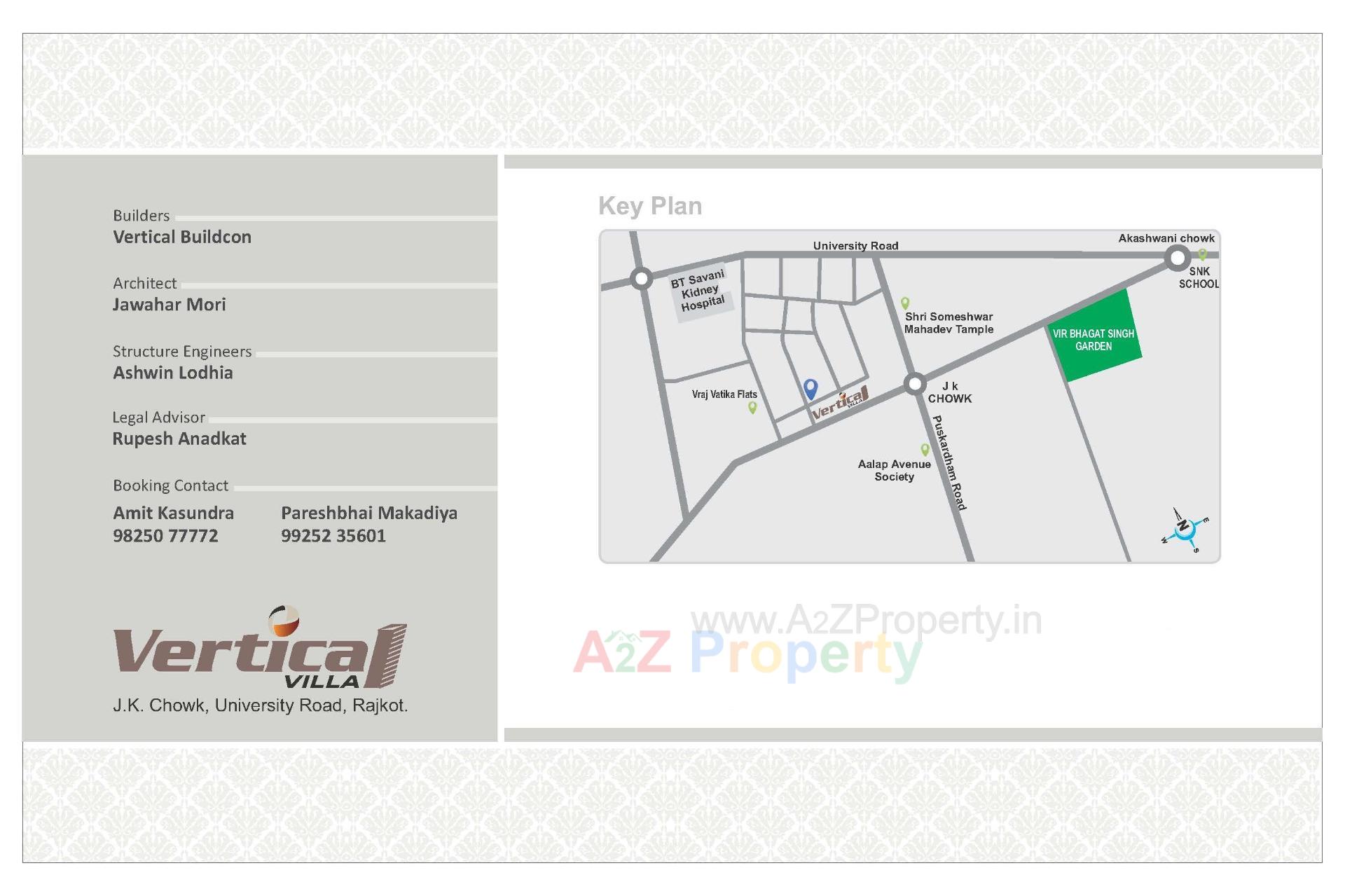  of real estate project Vertical Villa located at Raiya, Rajkot, Gujarat