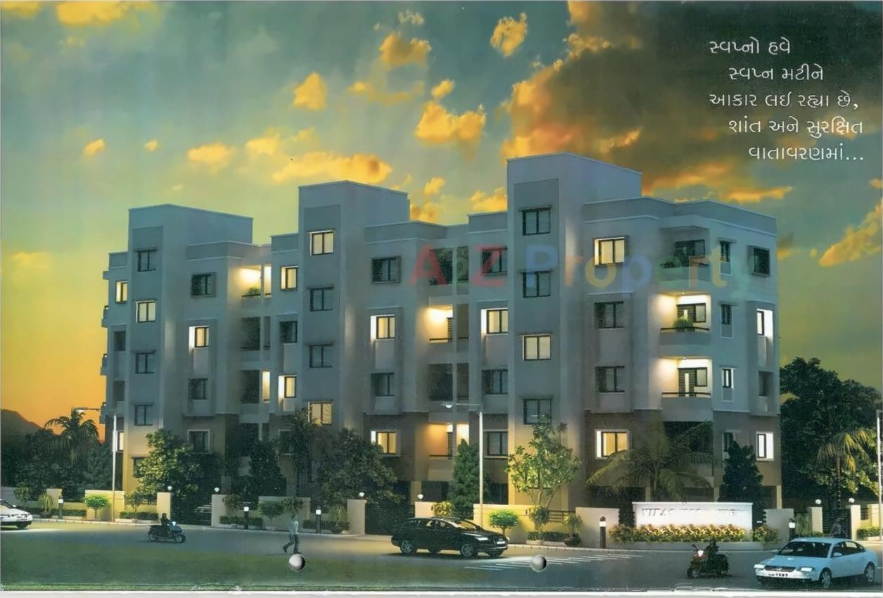 3D Elevation of real estate project Vikas Hill View located at Raiya, Rajkot, Gujarat