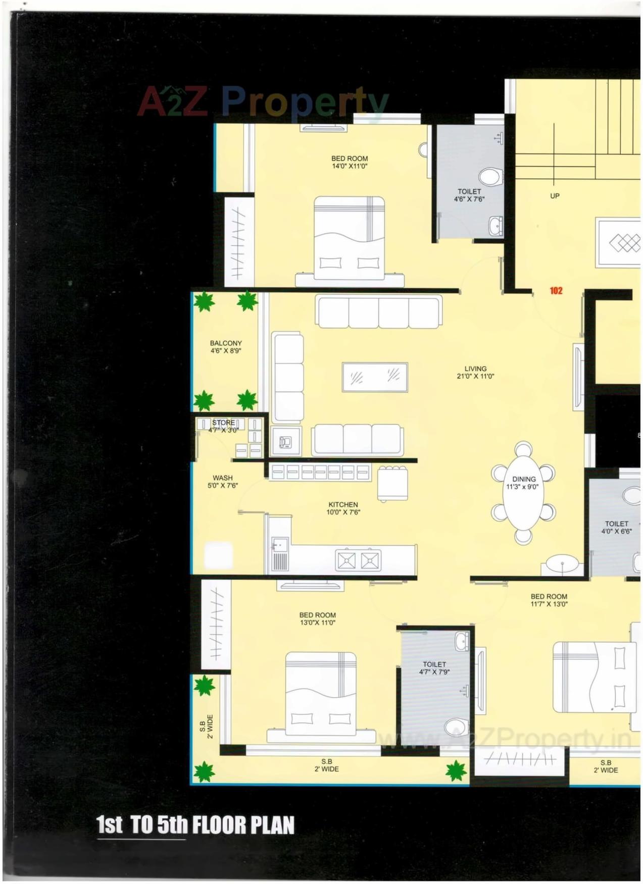 Layout of real estate project Vinayak Villa located at Raiya, Rajkot, Gujarat