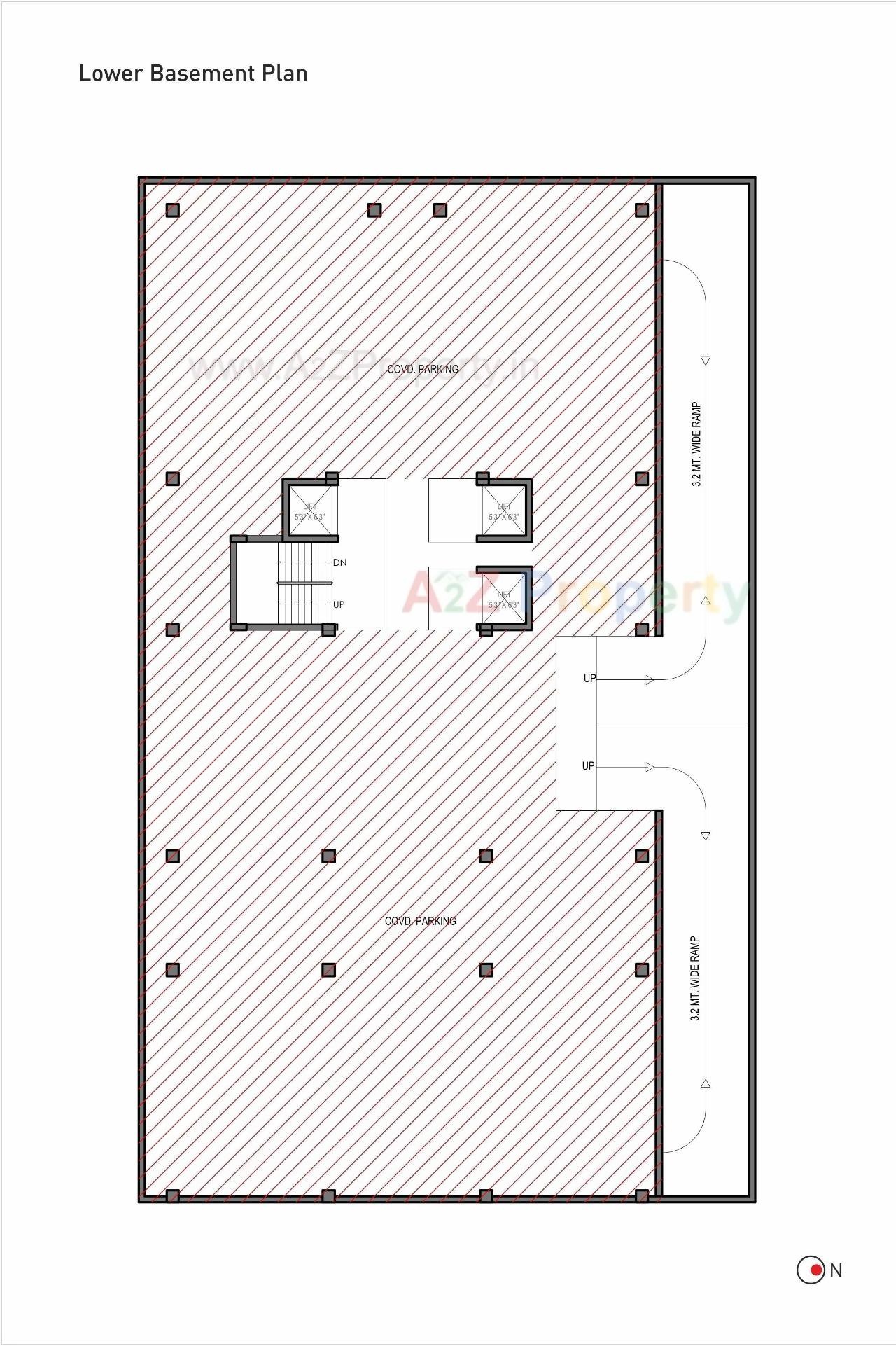 Layout of real estate project Viral Heights located at Madhapar, Rajkot, Gujarat