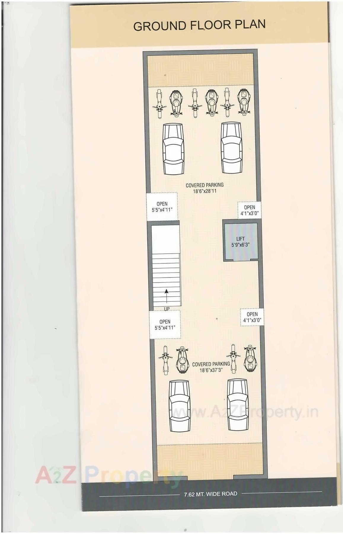 Layout of real estate project Vishwa Palace located at Rajkot, Rajkot, Gujarat