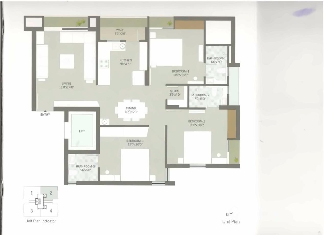 Layout of real estate project Vivanta Heights located at Ghanteshwar, Rajkot, Gujarat