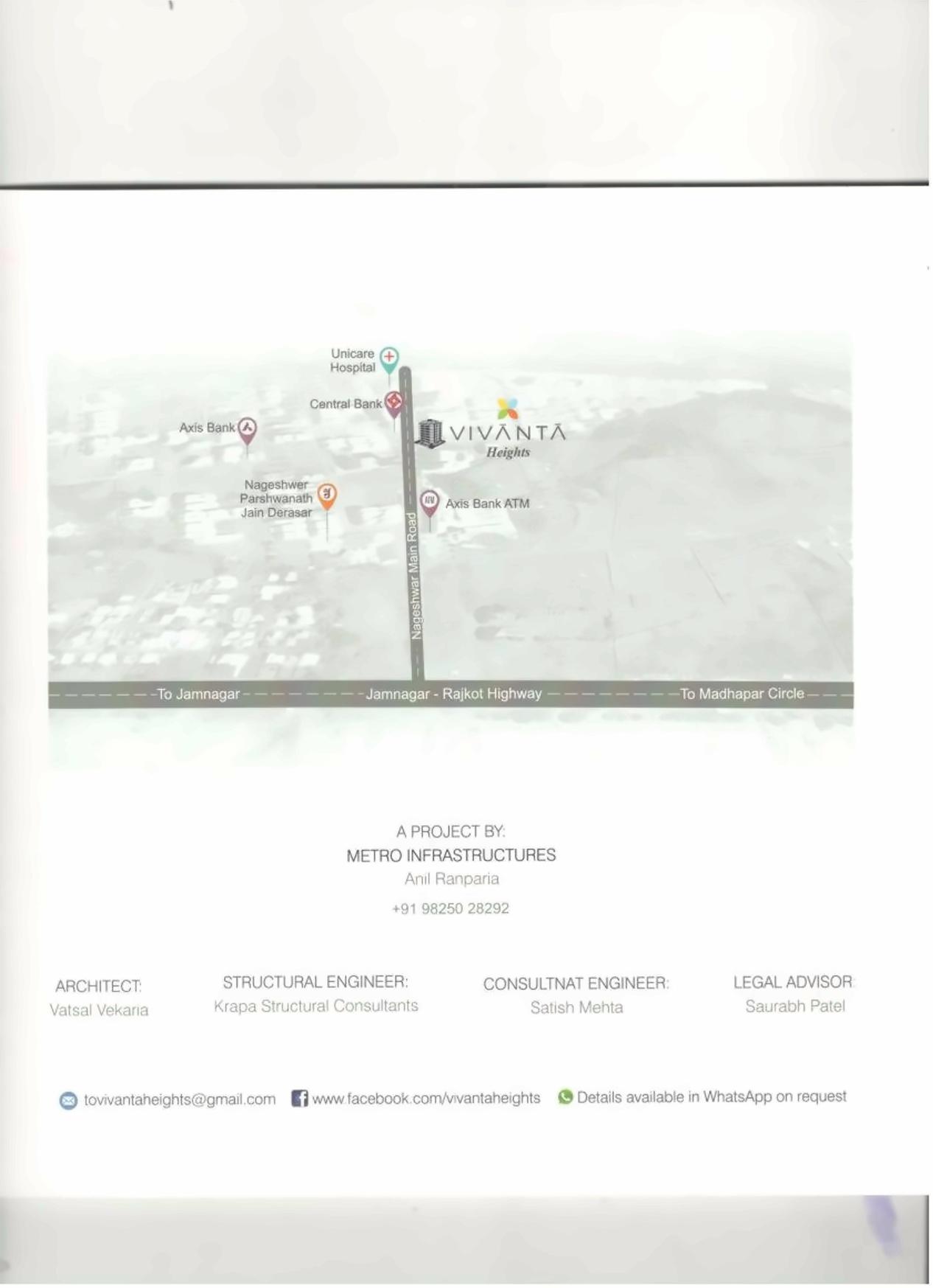  of real estate project Vivanta Heights located at Ghanteshwar, Rajkot, Gujarat