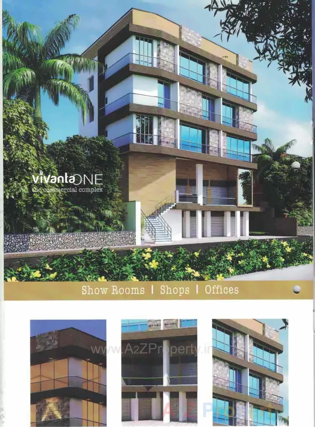 3D Elevation of real estate project Vivanta One located at Nana-mava, Rajkot, Gujarat
