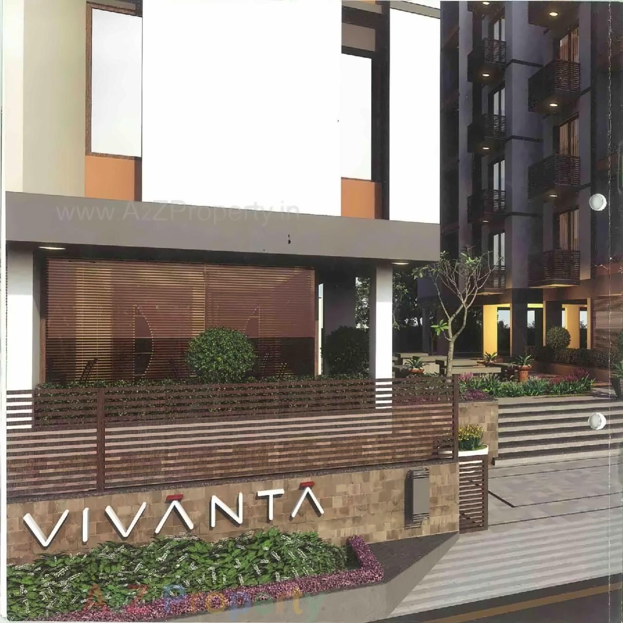3D Elevation of real estate project Vivanta located at Nana-mava, Rajkot, Gujarat