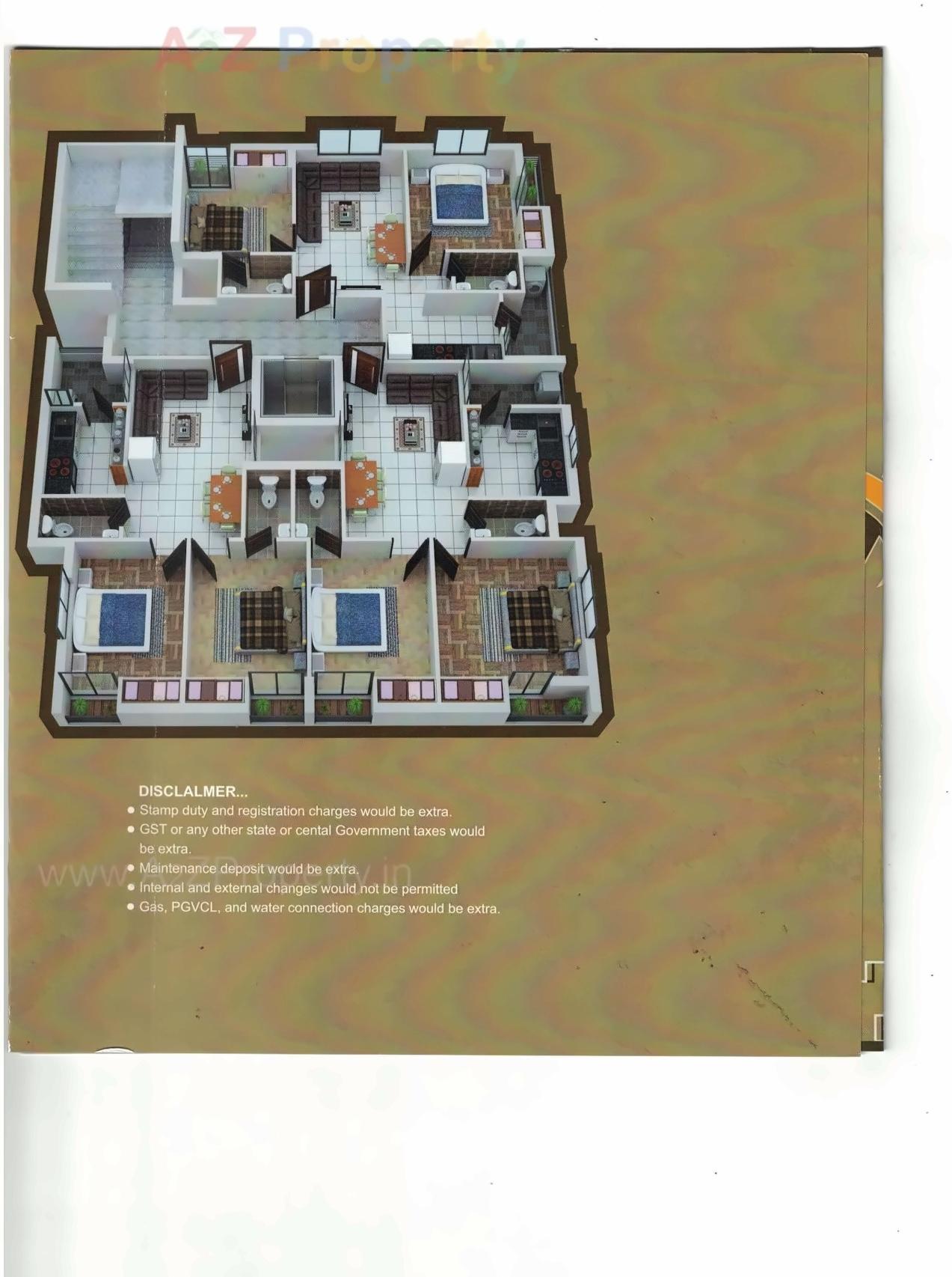 Layout of real estate project Viventa located at Rajkot, Rajkot, Gujarat