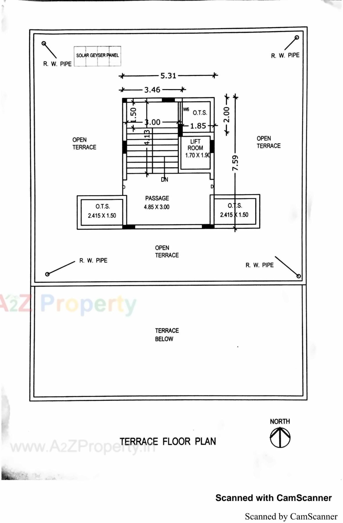 Layout of real estate project Vraj Bhoomi Avenue located at Ghanteshwar, Rajkot, Gujarat