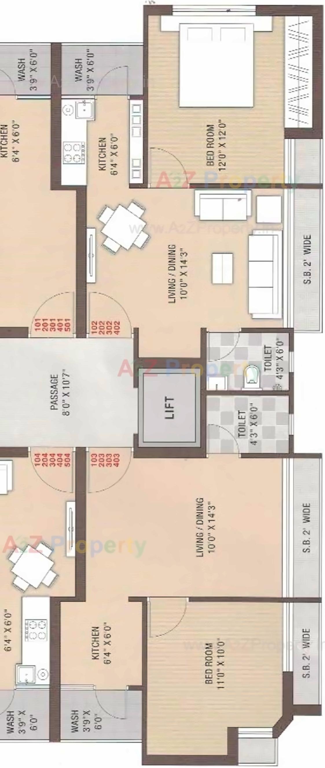 Layout of real estate project Vraj Corner located at Kangasiyali, Rajkot, Gujarat