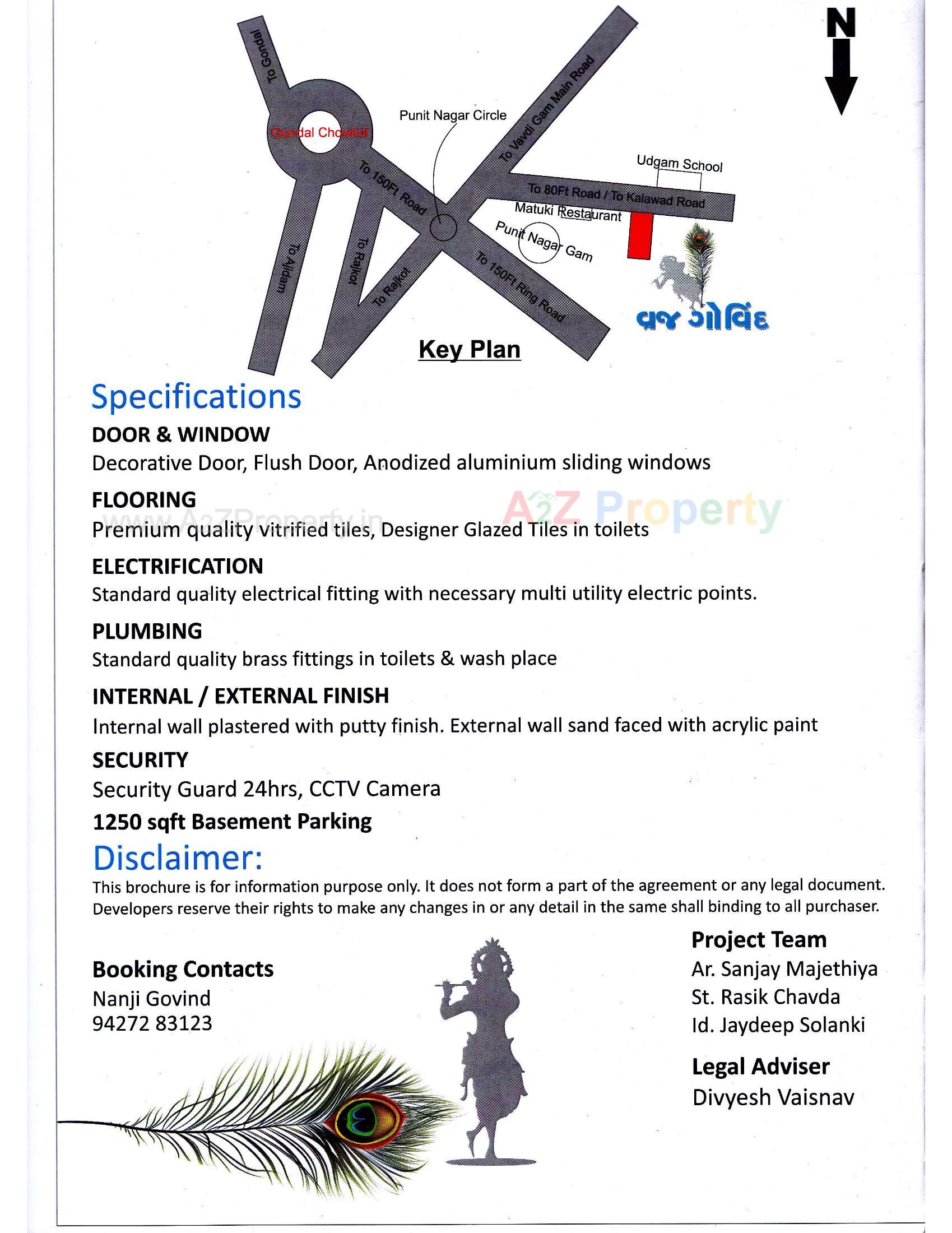  of real estate project Vraj Govind located at Mavdi, Rajkot, Gujarat