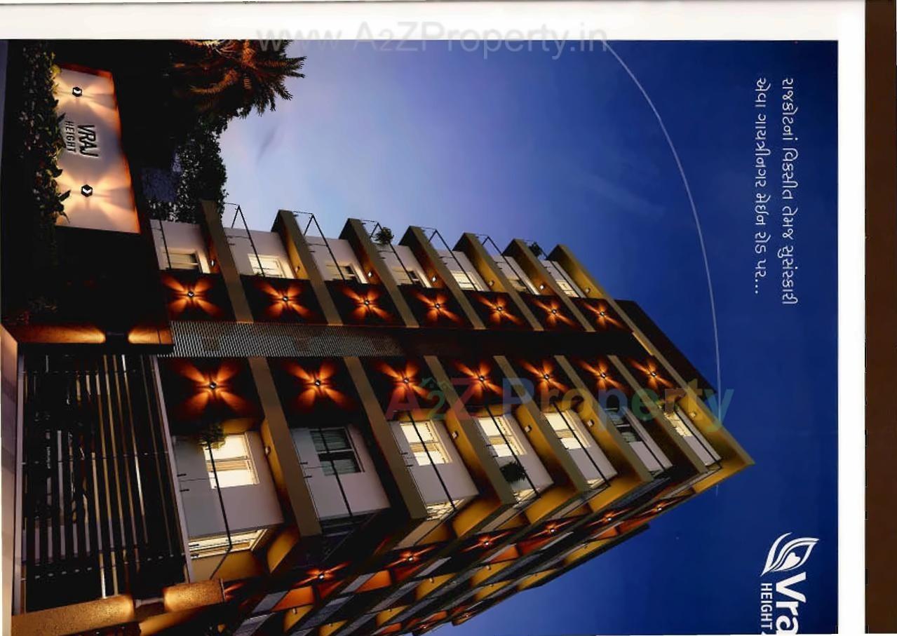 3D Elevation of real estate project Vraj Height located at Rajkot, Rajkot, Gujarat