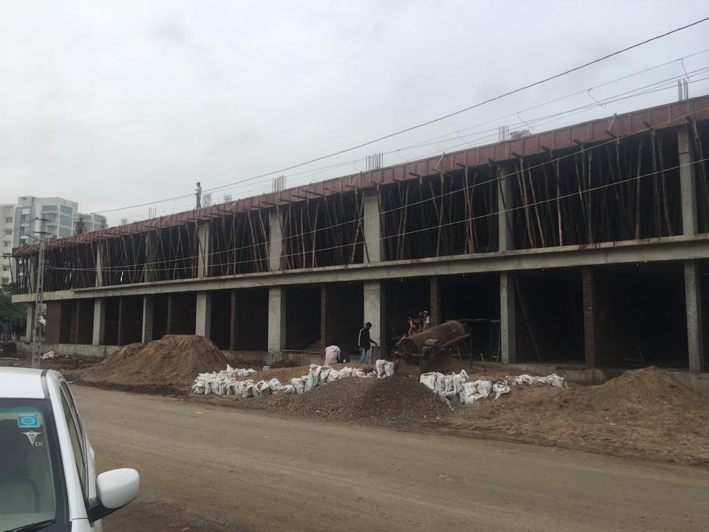 192133_const of real estate project Vraj Heights located at Mavdi, Rajkot, Gujarat