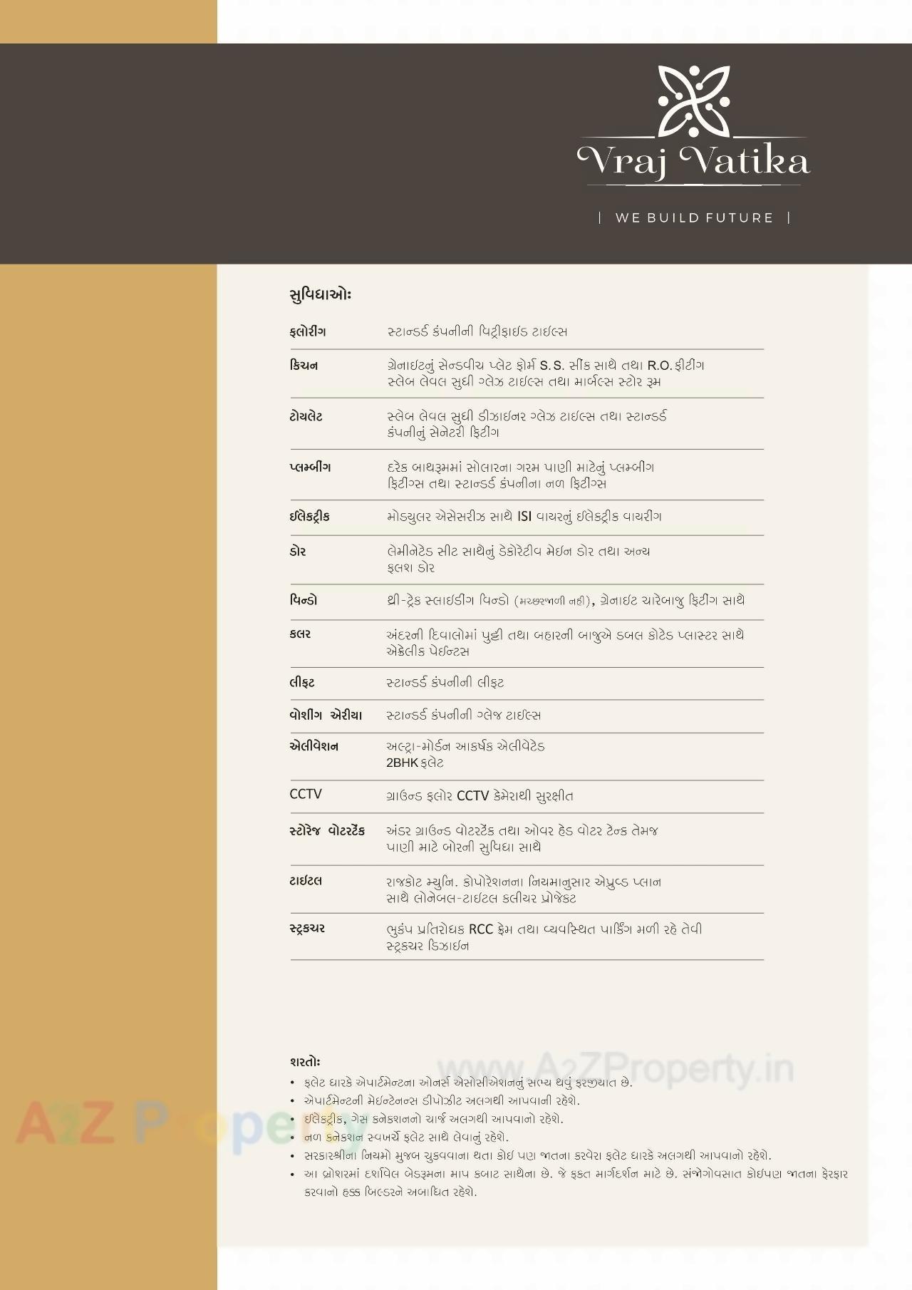  of real estate project Vraj Vatika located at Mavdi, Rajkot, Gujarat