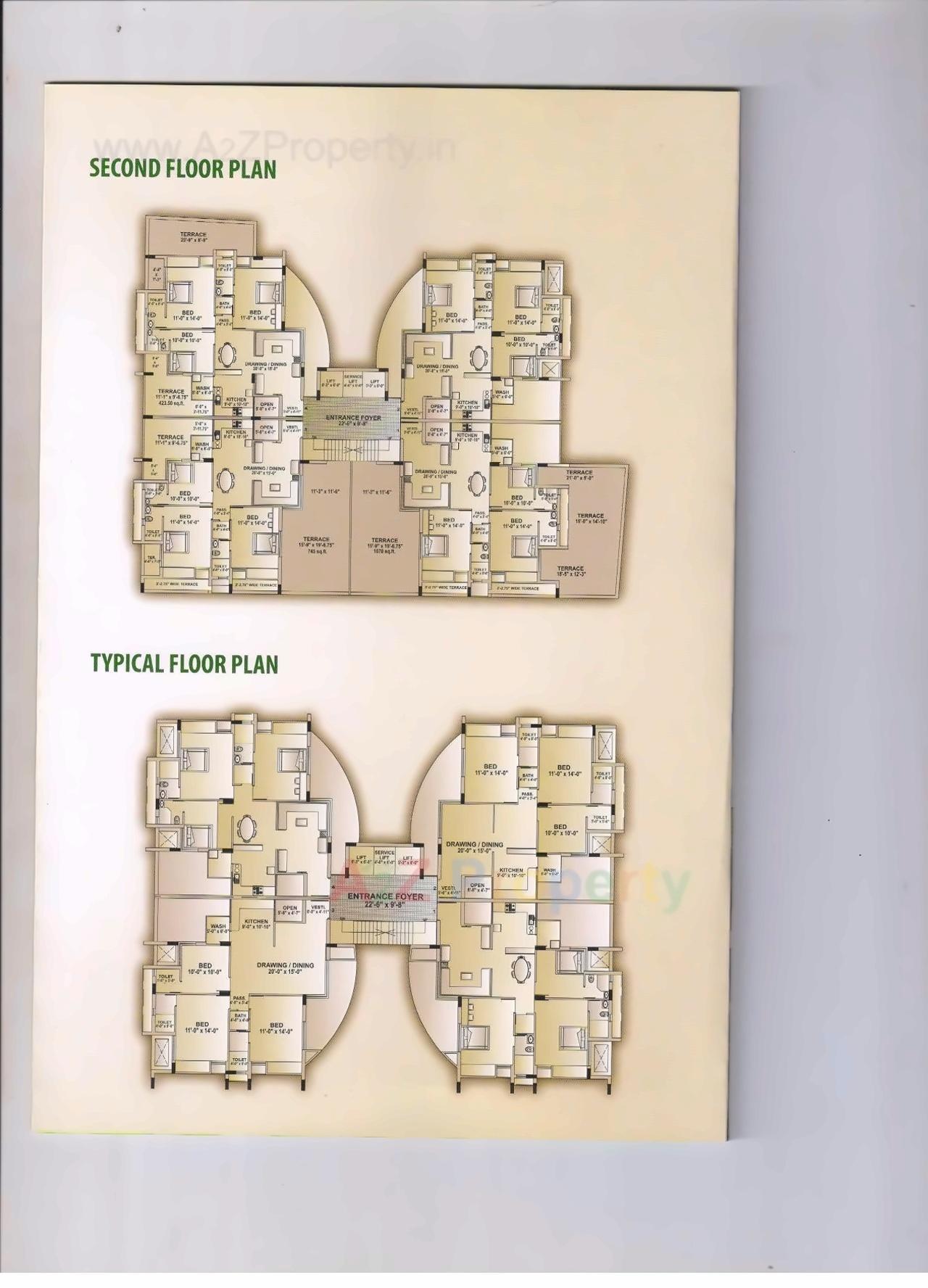 Layout of real estate project Vrajdham located at Rajkot, Rajkot, Gujarat