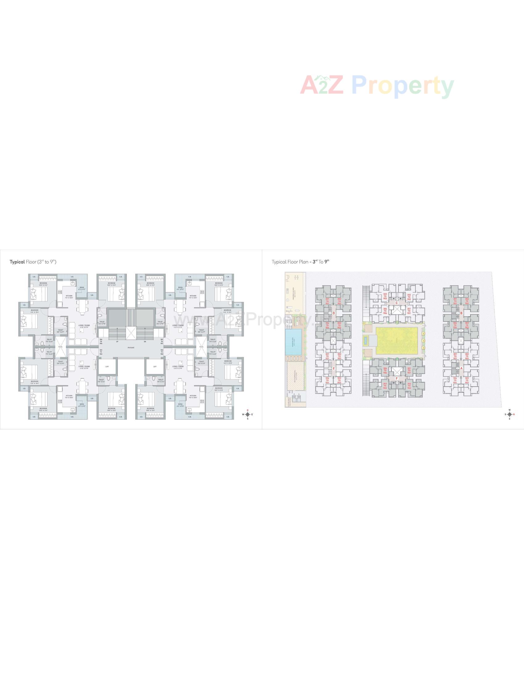 Layout of real estate project Vrindavan Green located at Vavdi, Rajkot, Gujarat