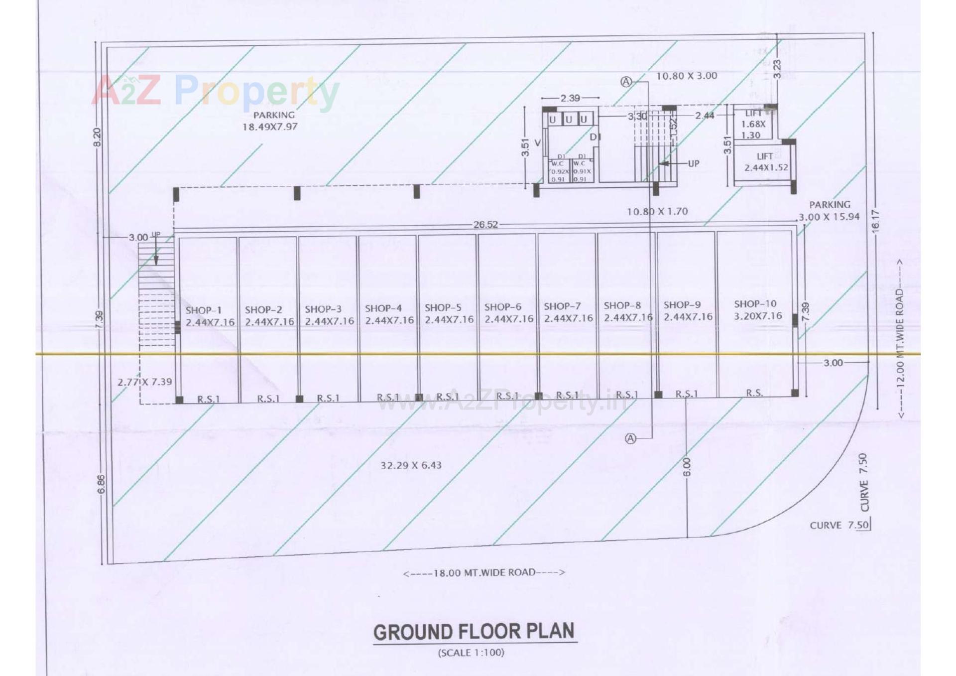 Layout of real estate project Vrundavan  Complex located at Rajkot, Rajkot, Gujarat