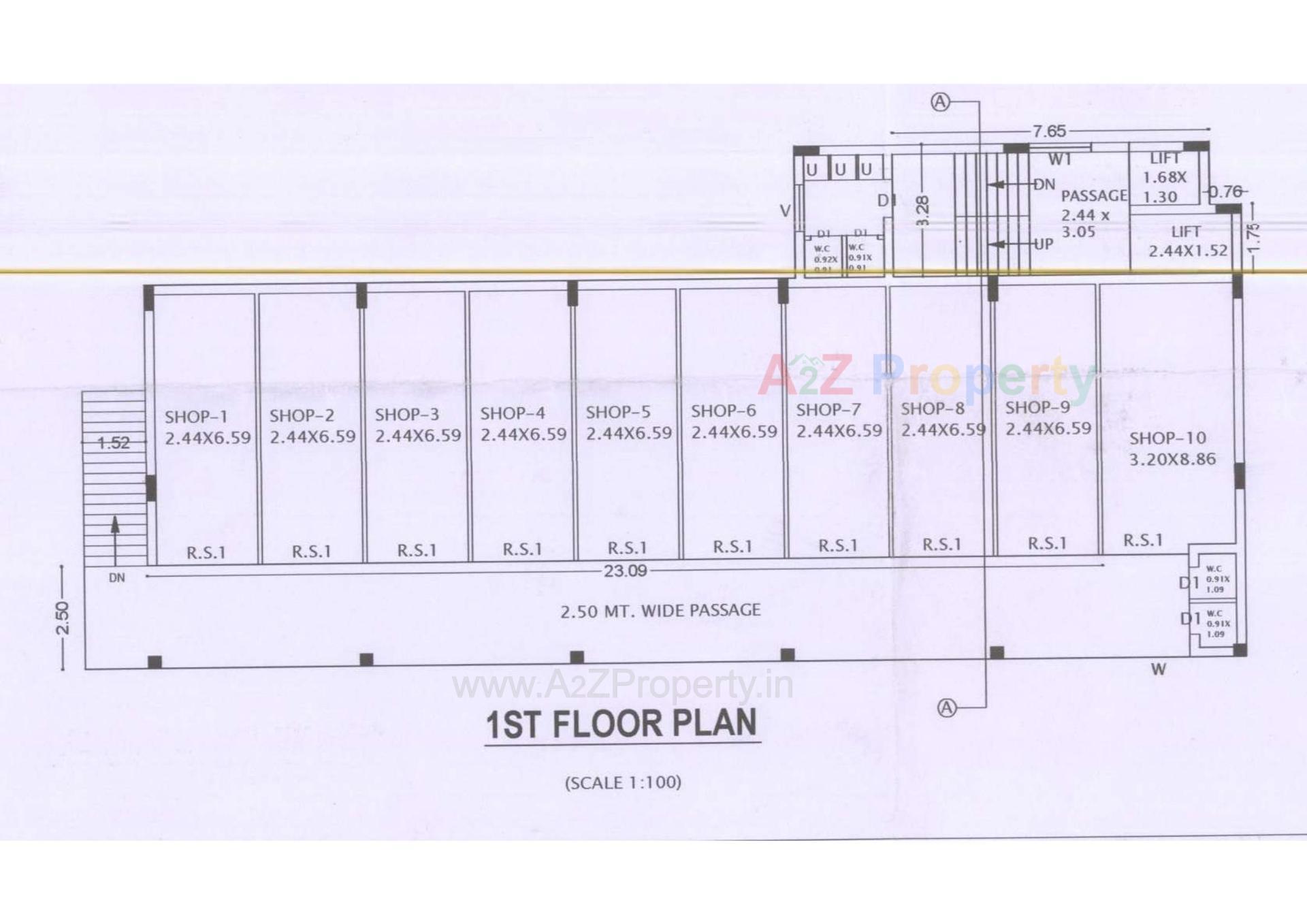 Layout of real estate project Vrundavan  Complex located at Rajkot, Rajkot, Gujarat