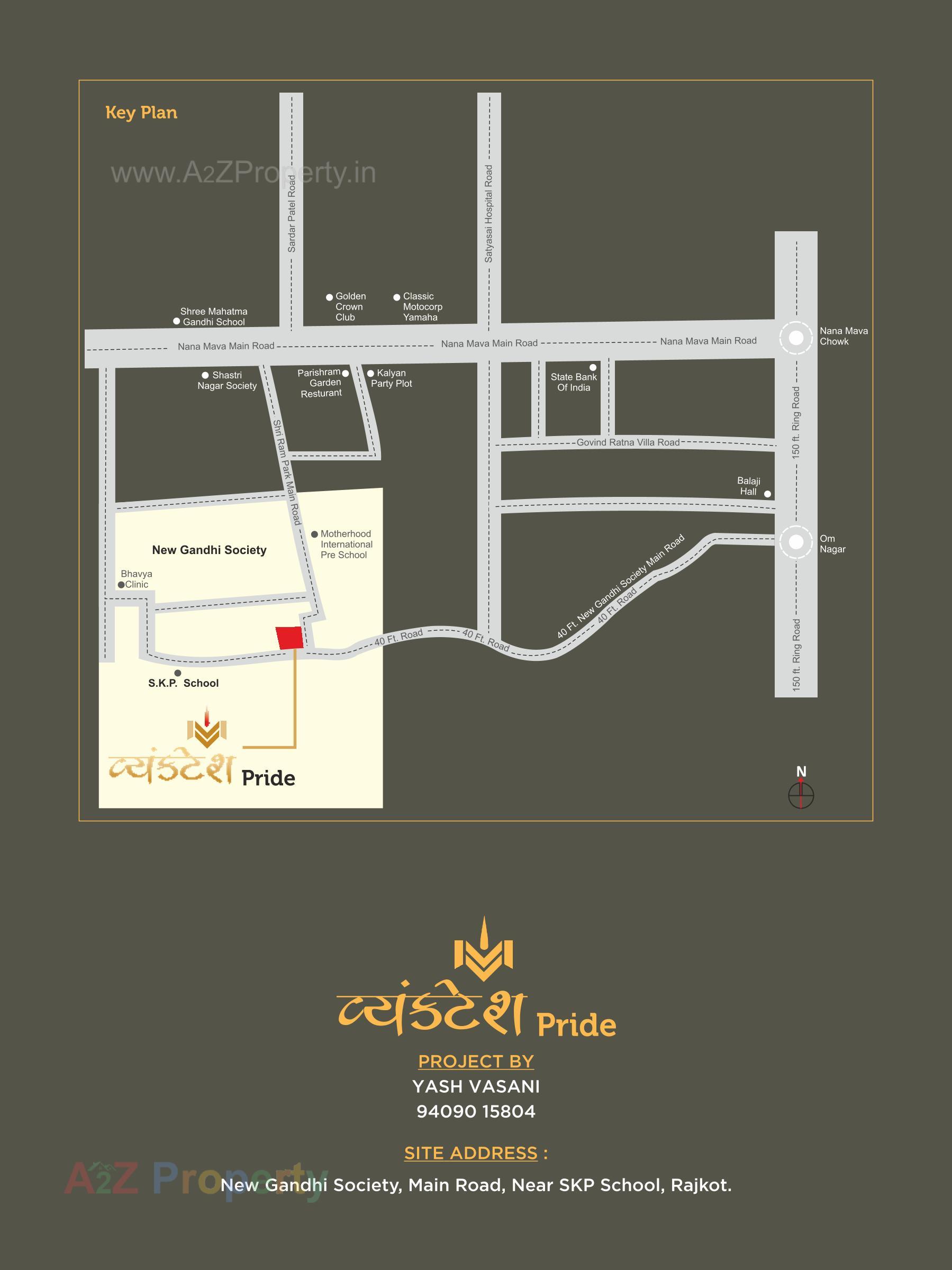  of real estate project Vyanktesh Pride located at Mavdi, Rajkot, Gujarat