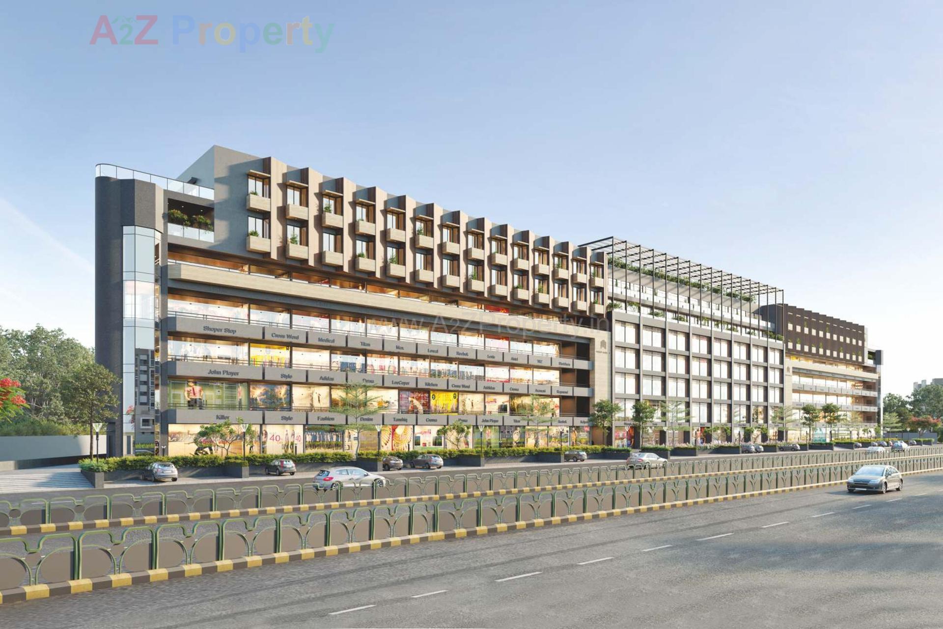 3D Elevation of real estate project West Gate located at Rajkot, Rajkot, Gujarat