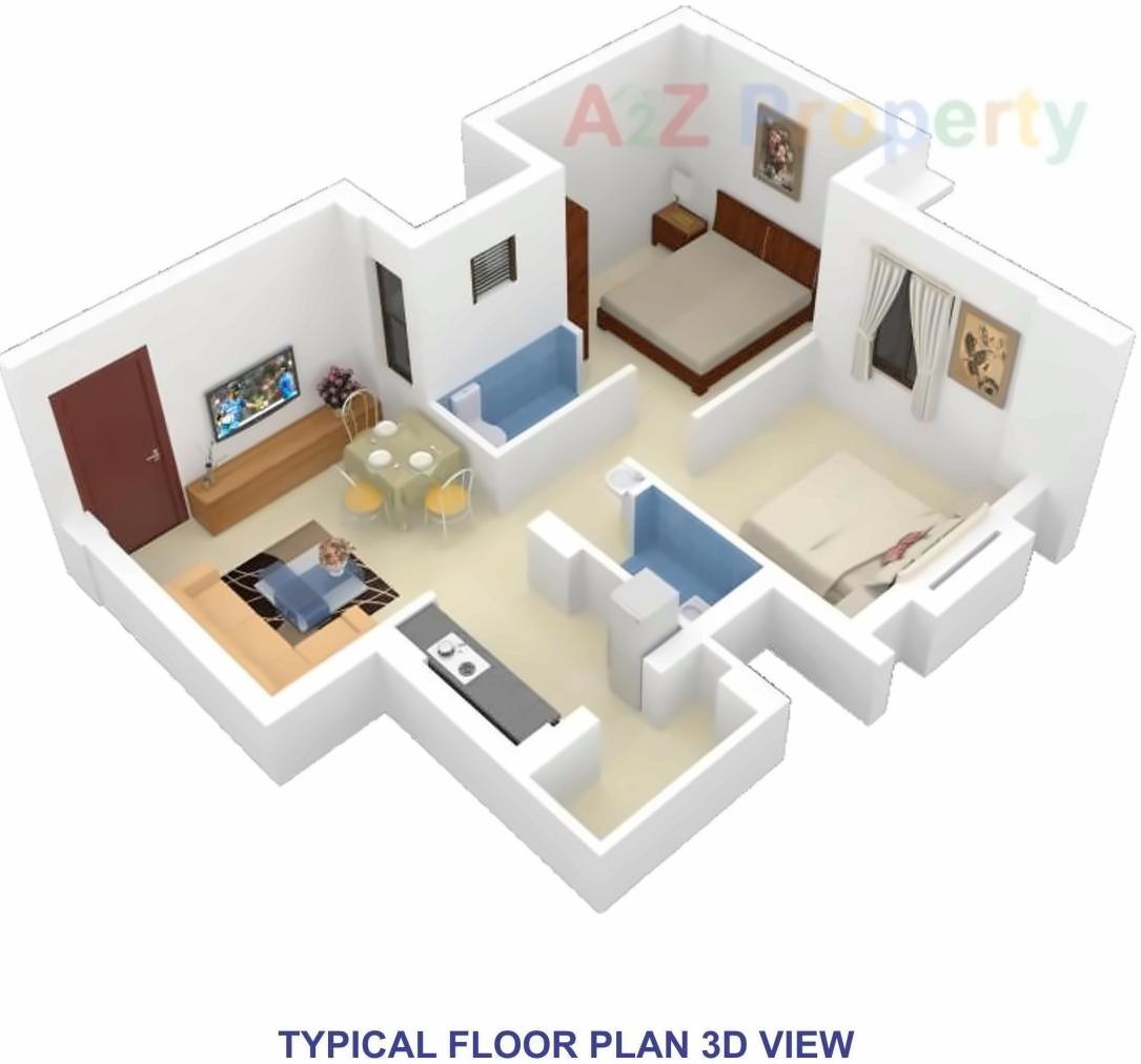 Layout of real estate project West Zone Package   57/ located at Motamava, Rajkot, Gujarat