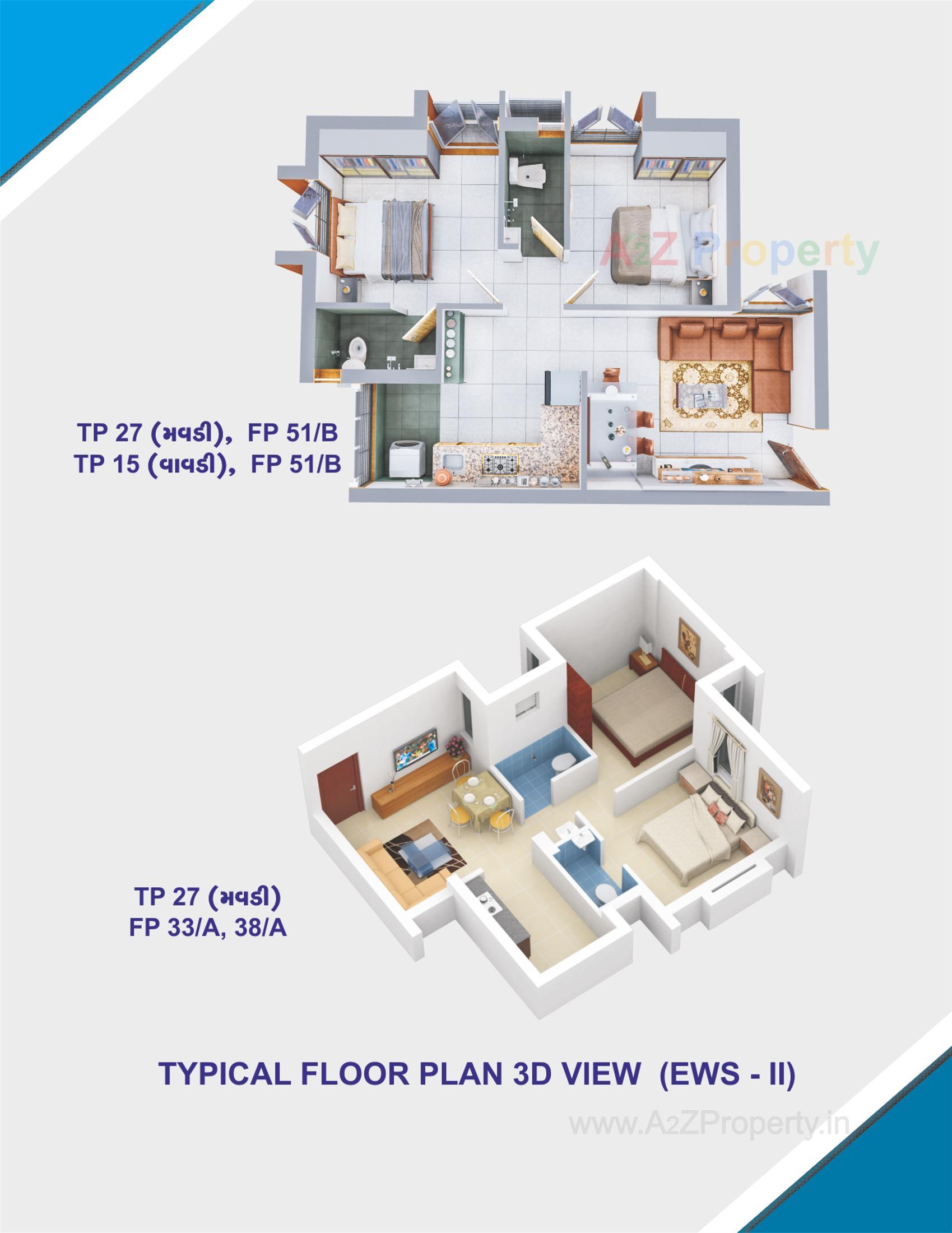 Layout of real estate project West Zone Package 6   38/a located at Mavdi, Rajkot, Gujarat