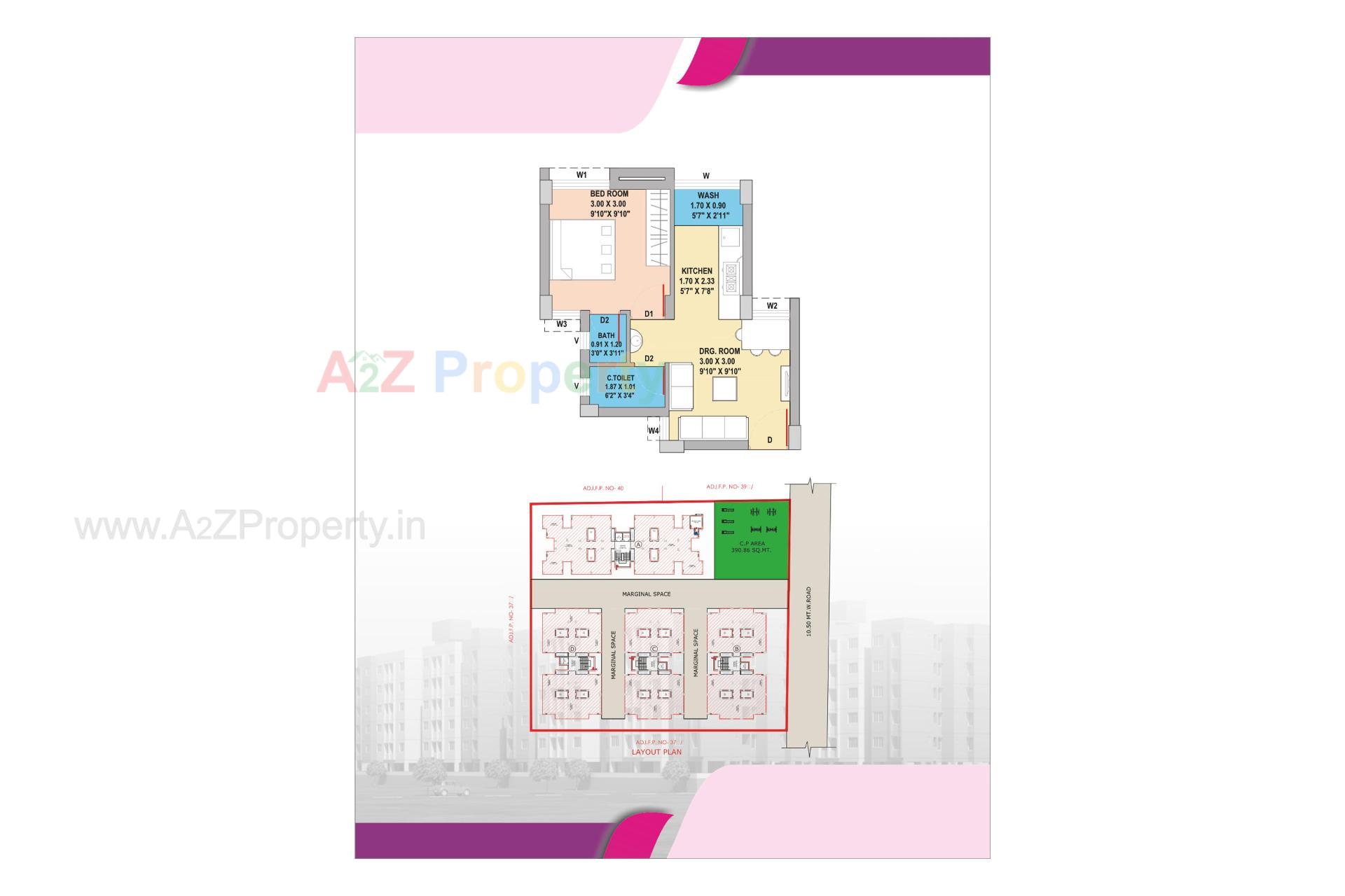 Layout of real estate project West Zone Package 6   37/b located at Rajkot, Rajkot, Gujarat