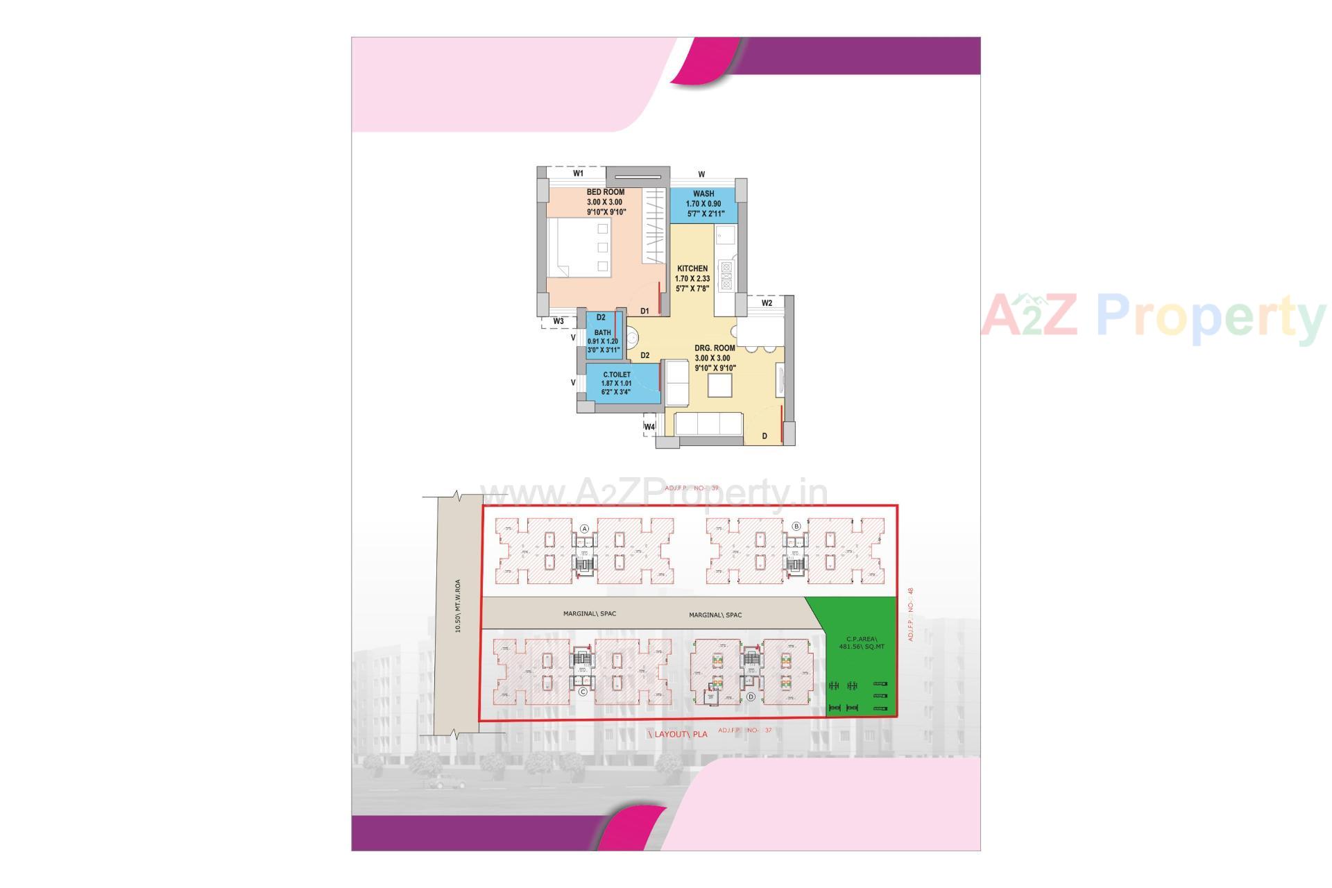Layout of real estate project West Zone Package 6   39/a located at Rajkot, Rajkot, Gujarat