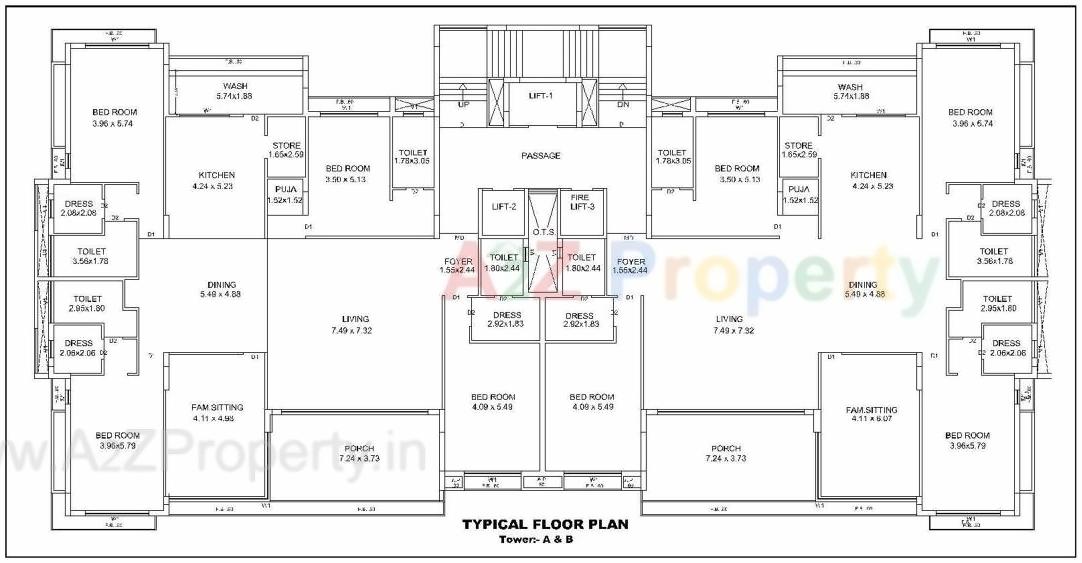Layout of real estate project Windsor Gardens located at Mota-mava, Rajkot, Gujarat