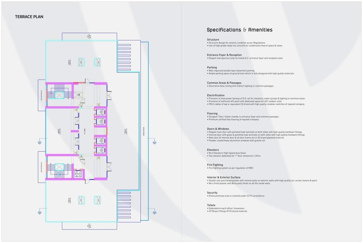  of real estate project Wings Business Bay located at Mavdi, Rajkot, Gujarat