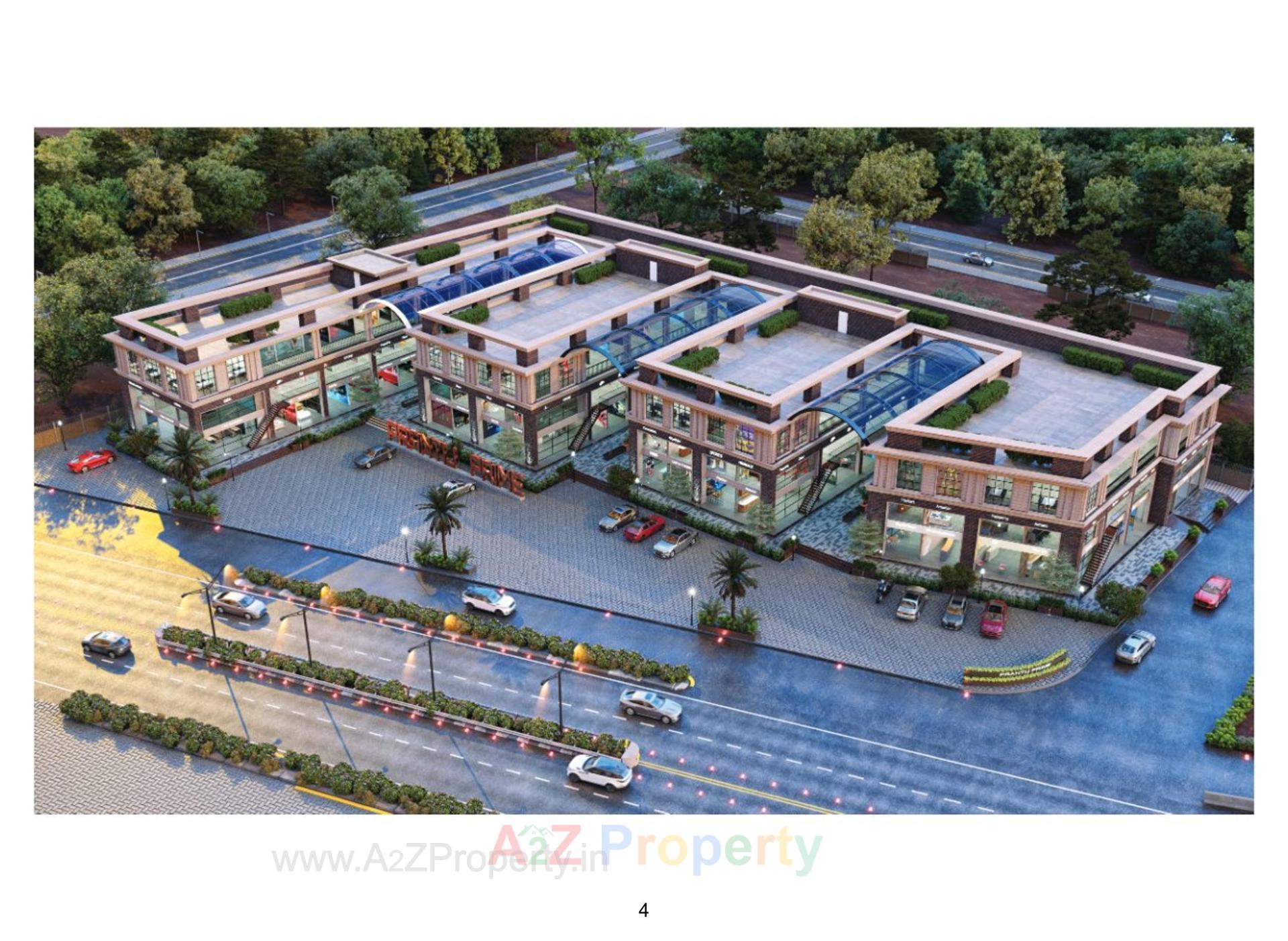 3D Elevation of real estate project Prantij Prime located at Prantij, Sabar Kantha, Gujarat