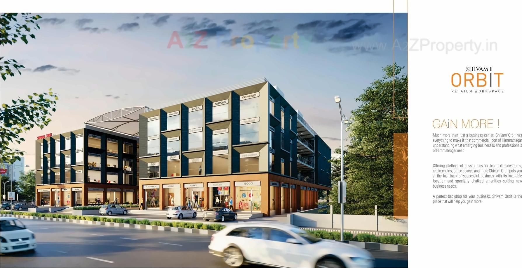 3D Elevation of real estate project Shivam Orbit located at Sabar kantha, Sabar Kantha, Gujarat