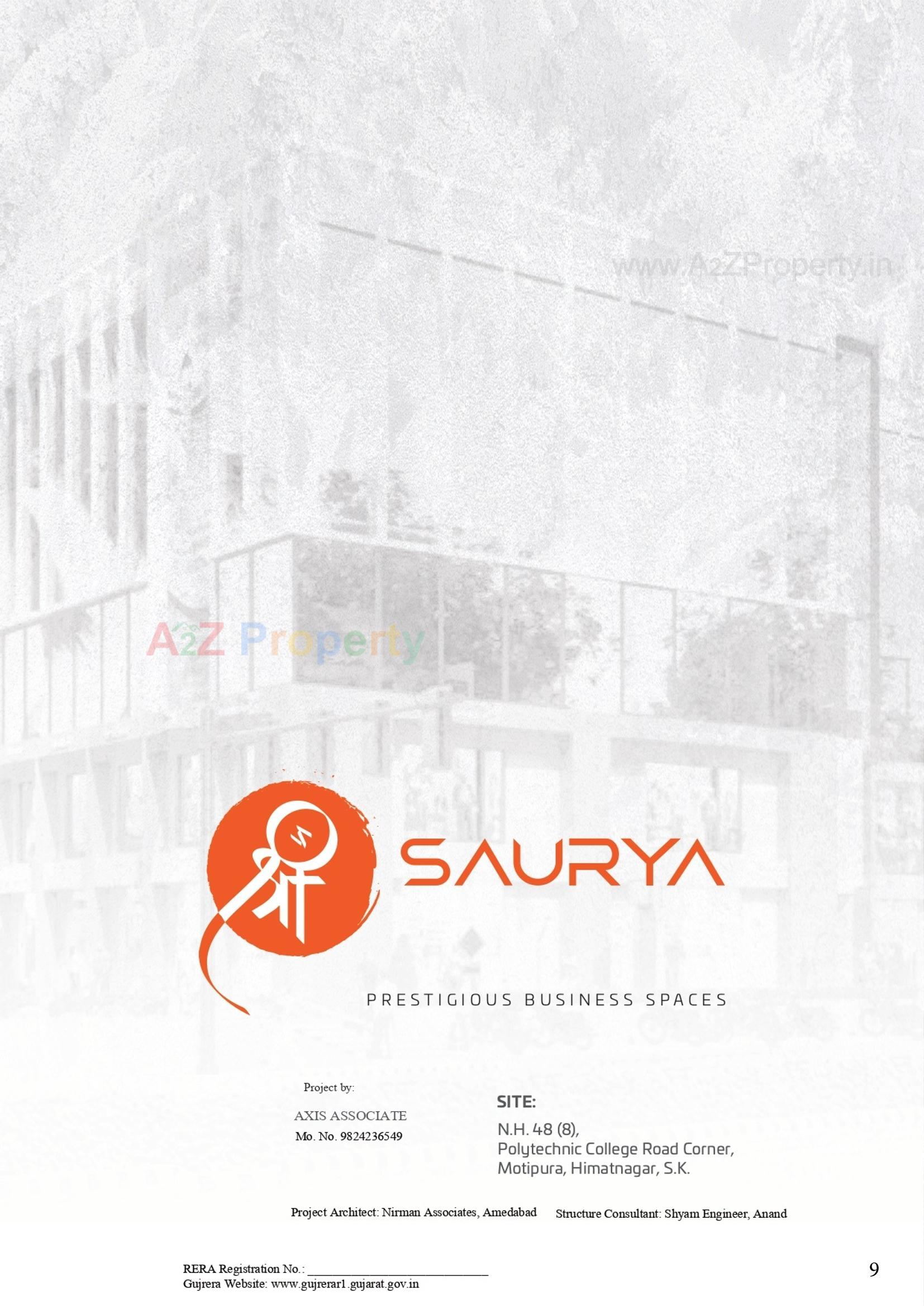  of real estate project Shree Saurya located at Himatnagar, Sabar Kantha, Gujarat