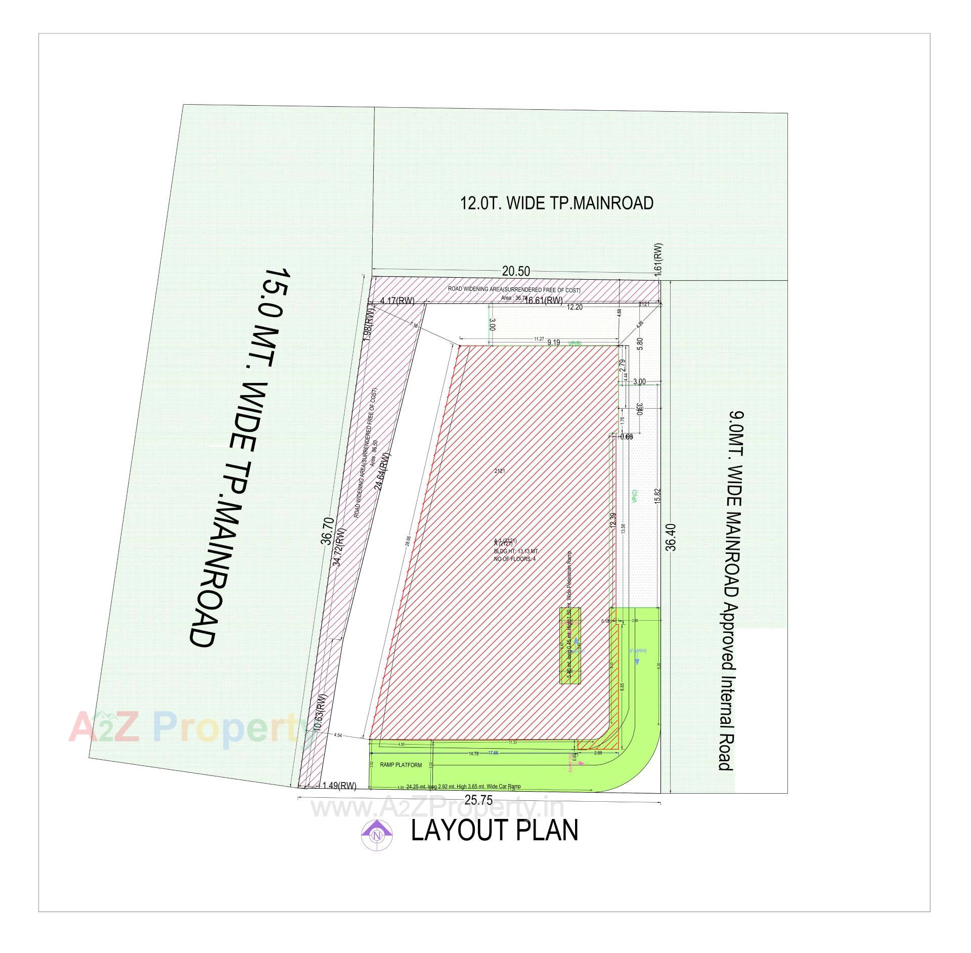 Layout of real estate project Keshavam Crest located at Himatnagar, SabarÂ Kantha, Gujarat