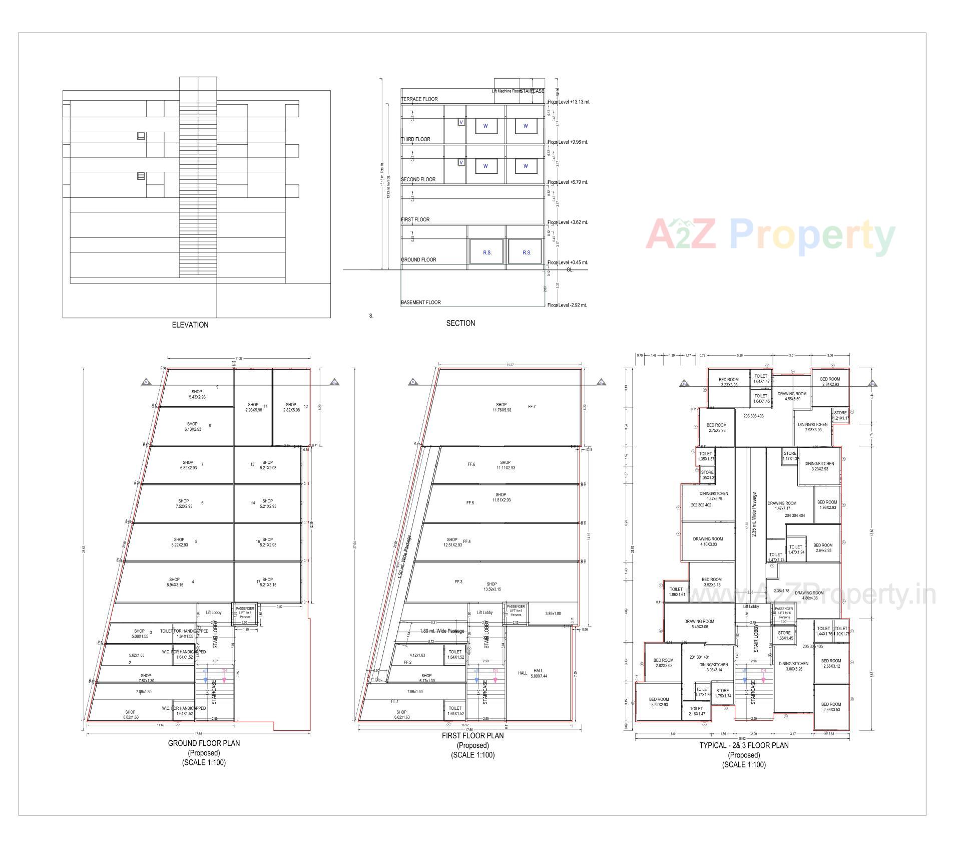 Layout of real estate project Keshavam Crest located at Himatnagar, SabarÂ Kantha, Gujarat