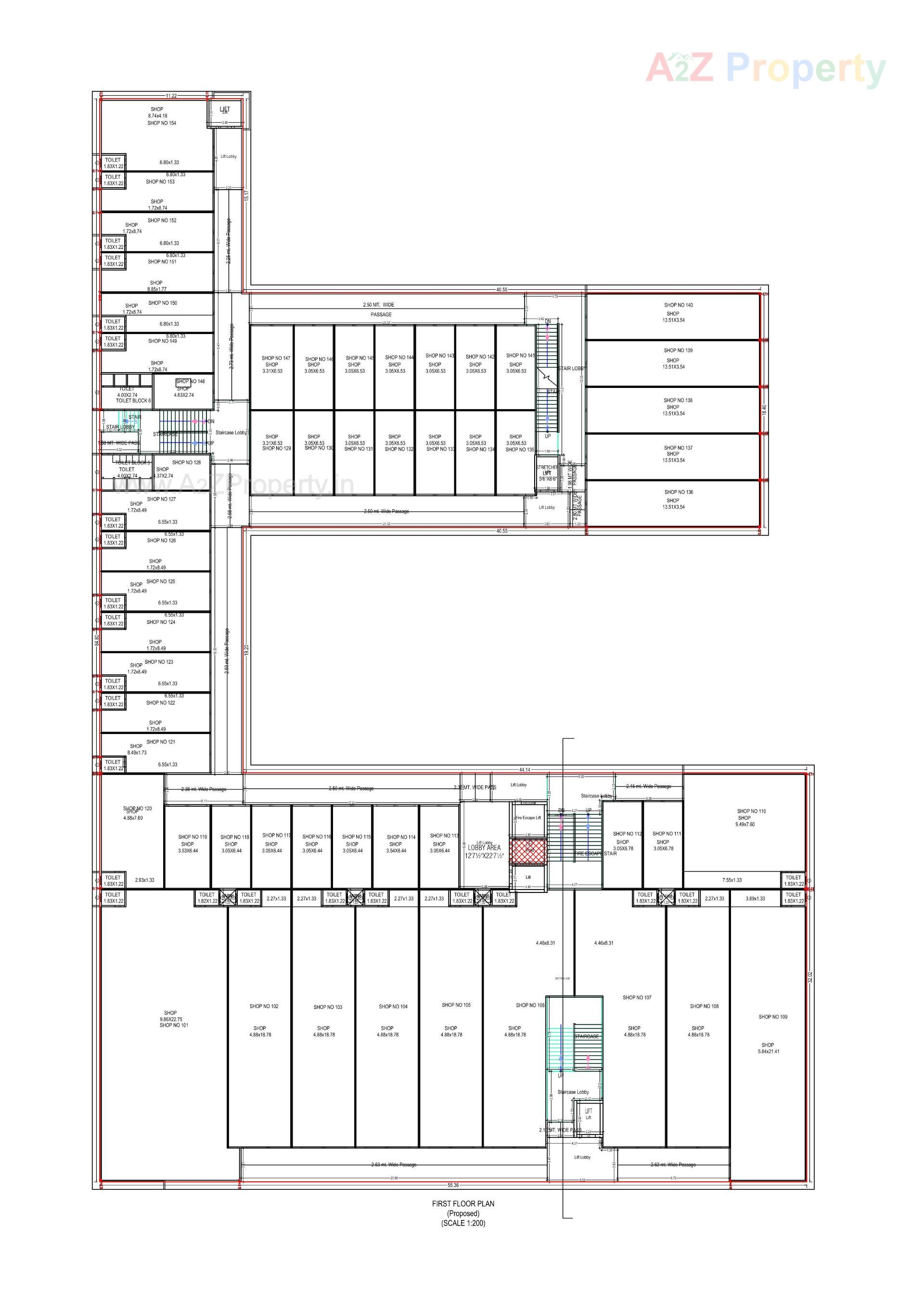 Layout of real estate project One World located at Himmatnagar--motipura, SabarÂ Kantha, Gujarat