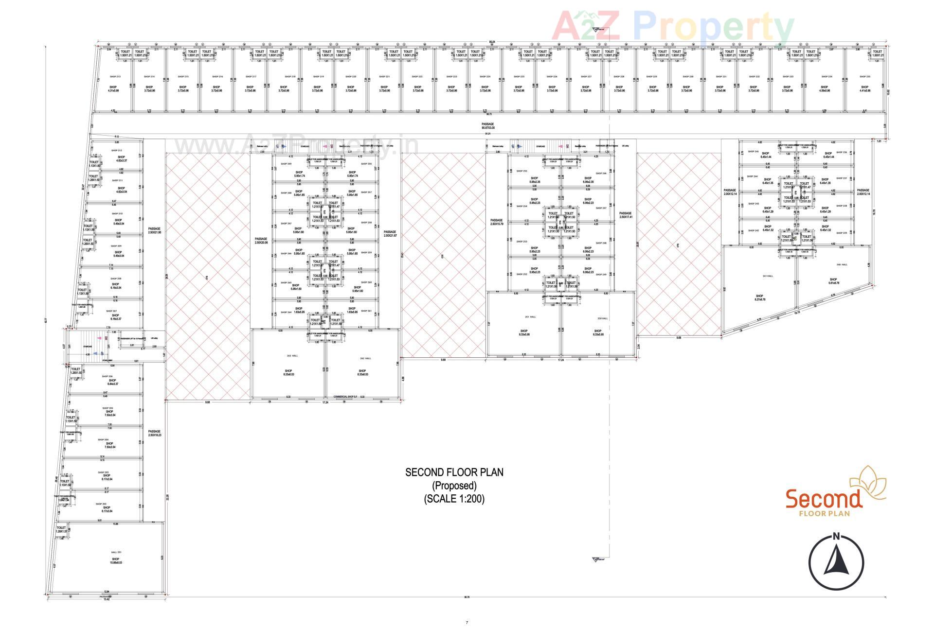 Layout of real estate project Prantij Prime located at Prantij, SabarÂ Kantha, Gujarat