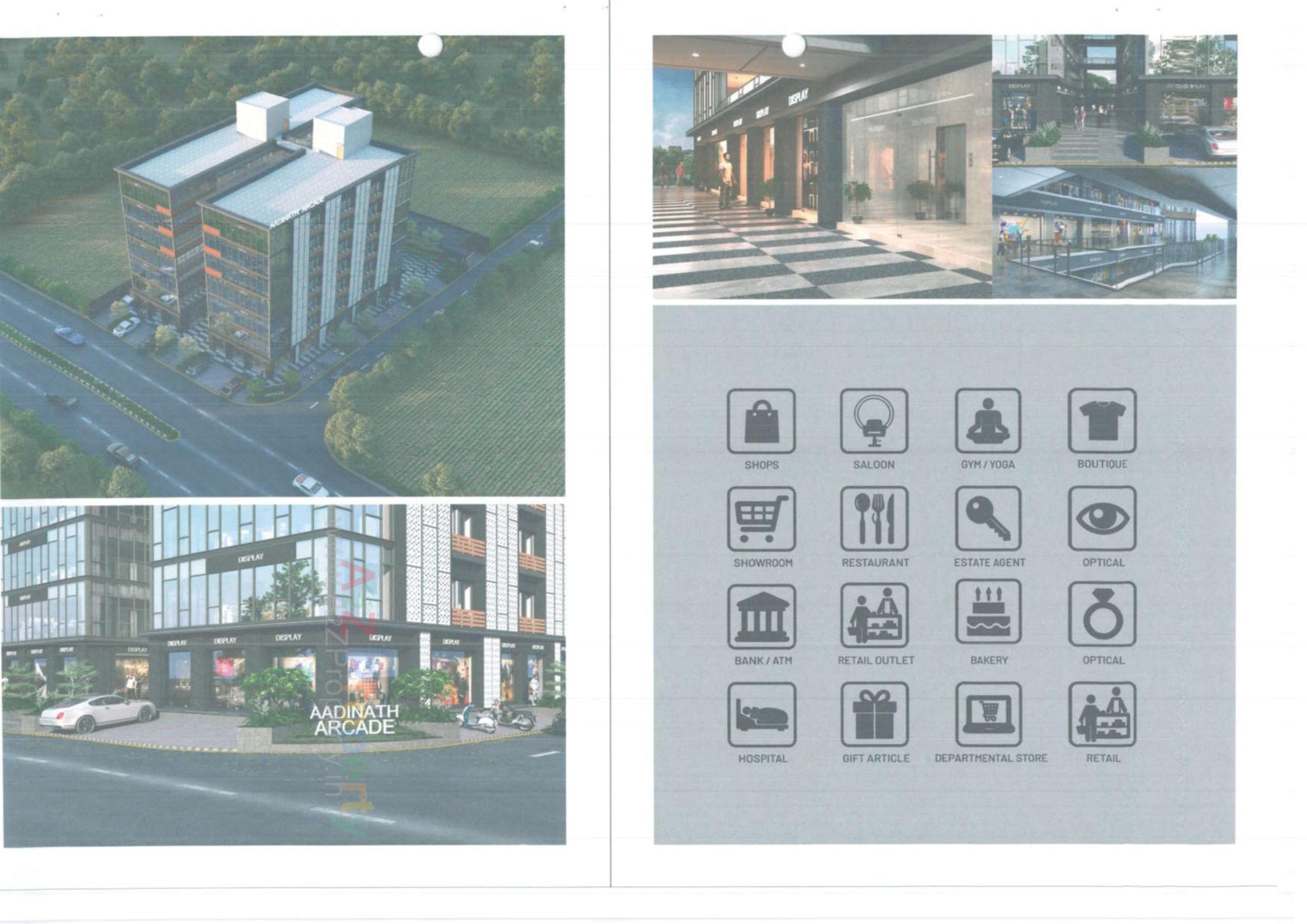  of real estate project Aadinath Arcade located at Adajan, Surat, Gujarat