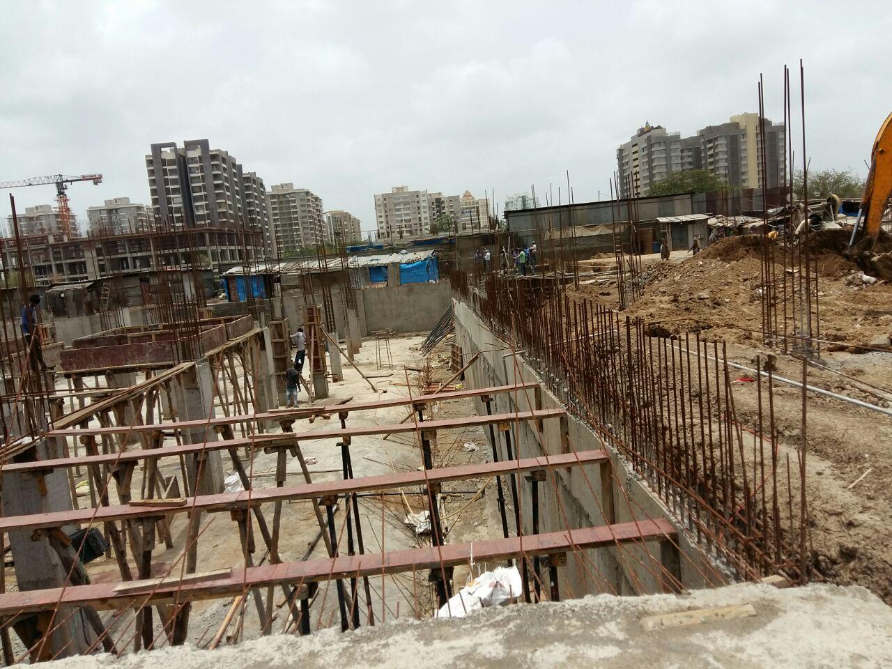 56465_const of real estate project Aagam Vivianna located at Vesu, Surat, Gujarat