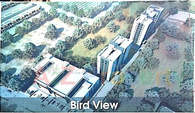 3D Elevation of real estate project Aakash Homes located at Piplod, Surat, Gujarat