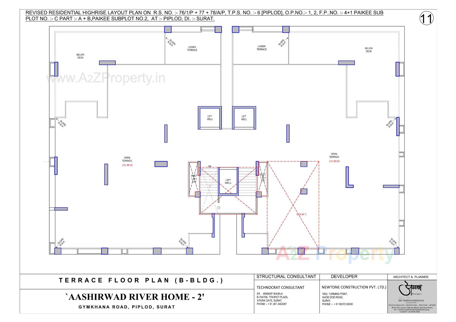  of real estate project Aashirwad River Home located at Surat, Surat, Gujarat
