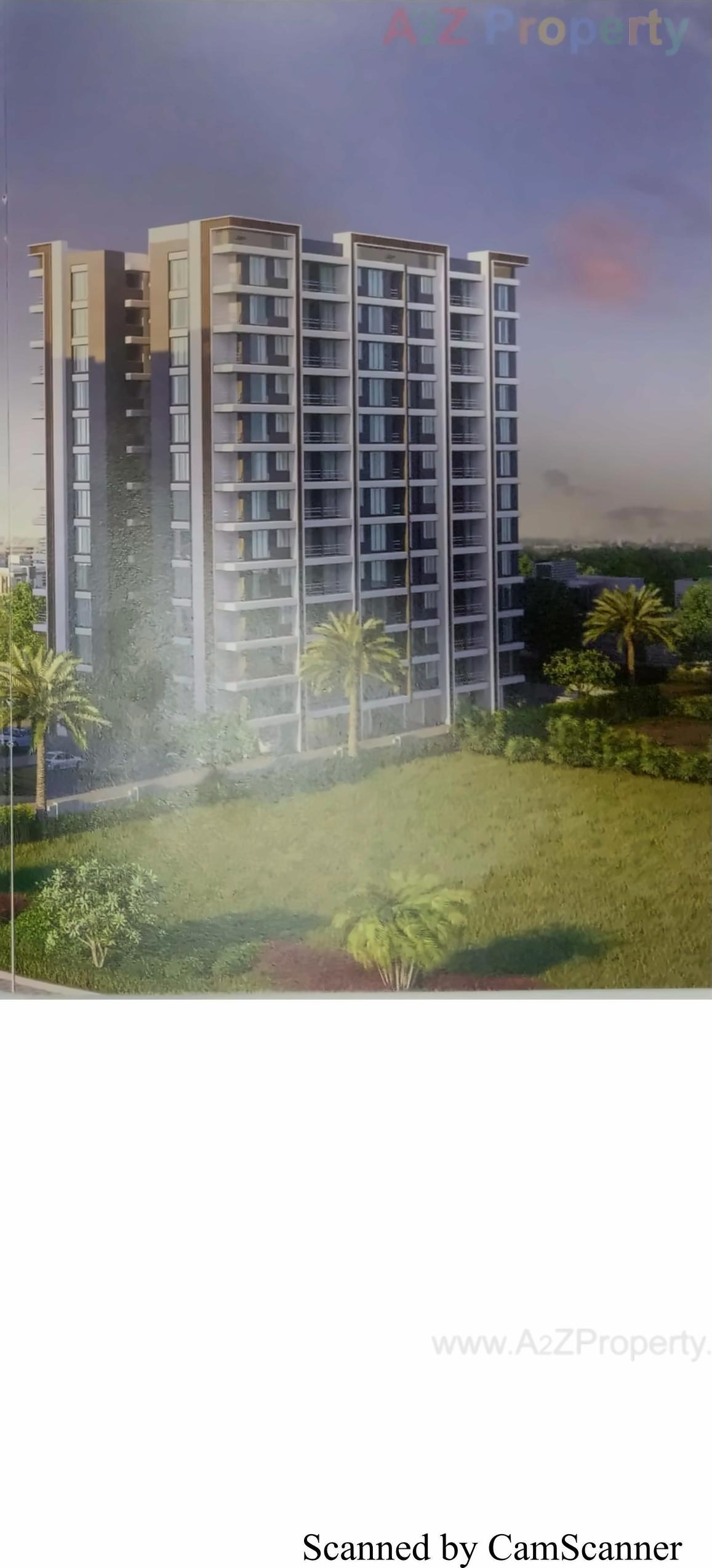 3D Elevation of real estate project Abhishek Luxuria located at Abrama, Surat, Gujarat