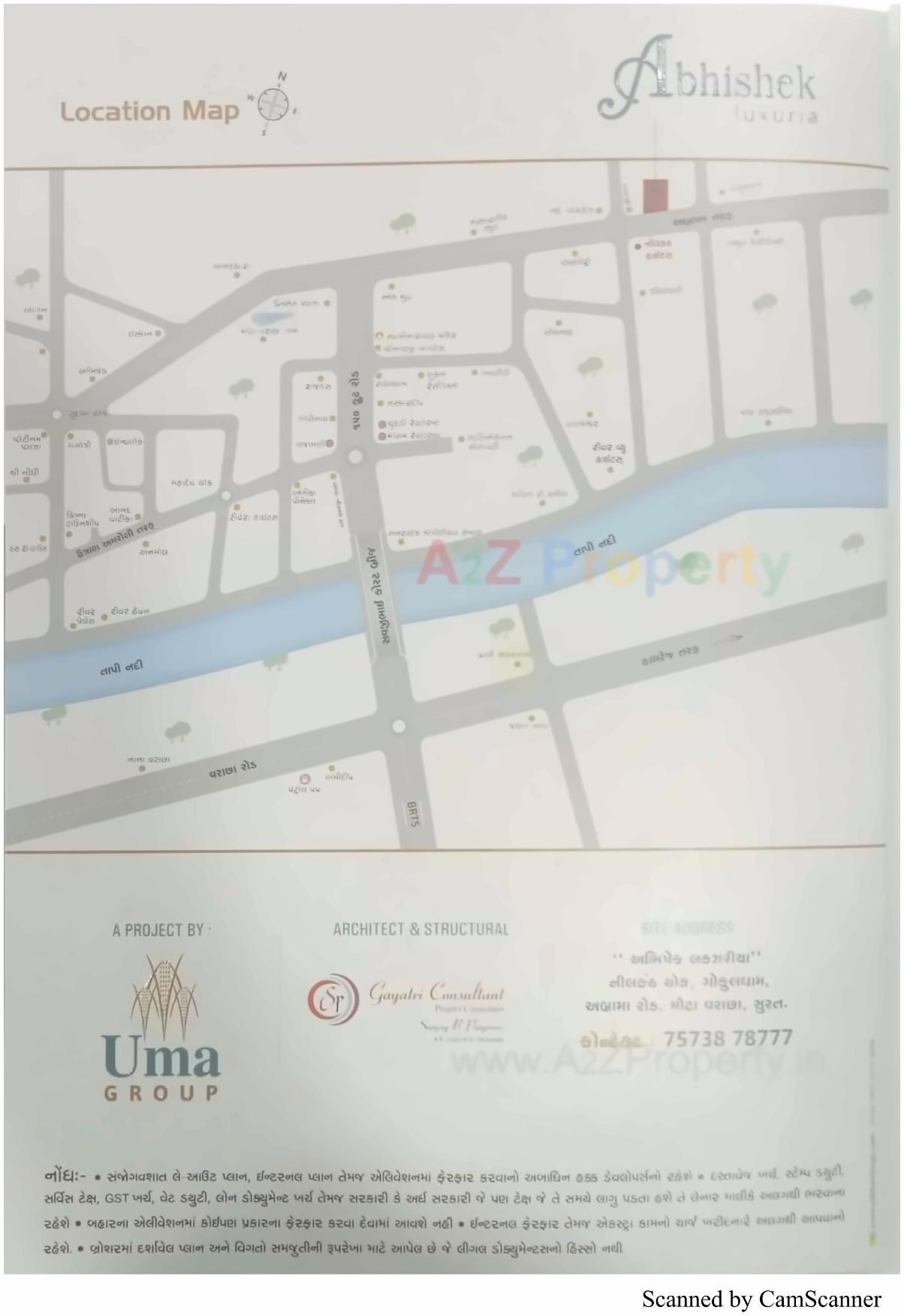  of real estate project Abhishek Luxuria located at Abrama, Surat, Gujarat