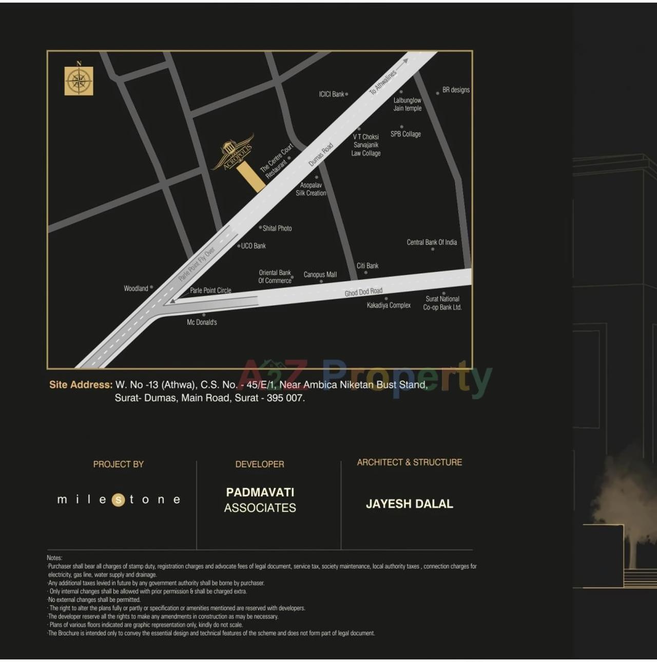  of real estate project Acropolis located at Athwa-umra, Surat, Gujarat