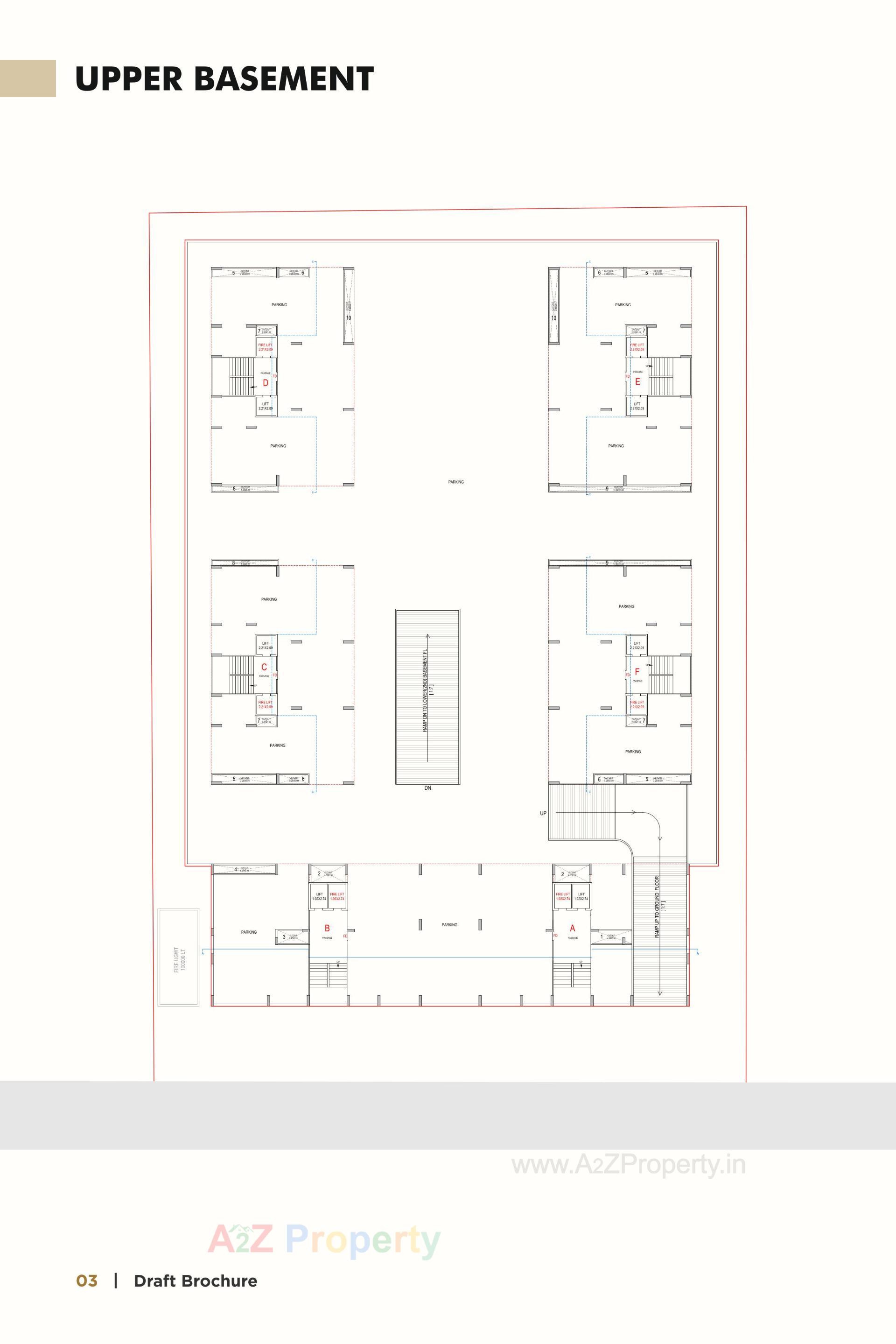 Layout of real estate project Agastya located at Vesu, Surat, Gujarat