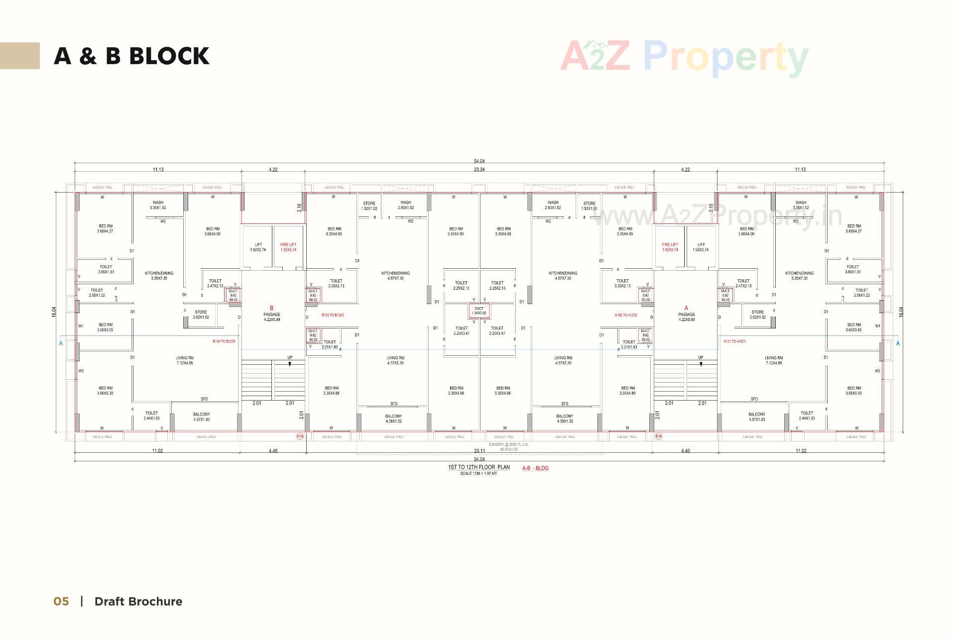 Layout of real estate project Agastya located at Vesu, Surat, Gujarat
