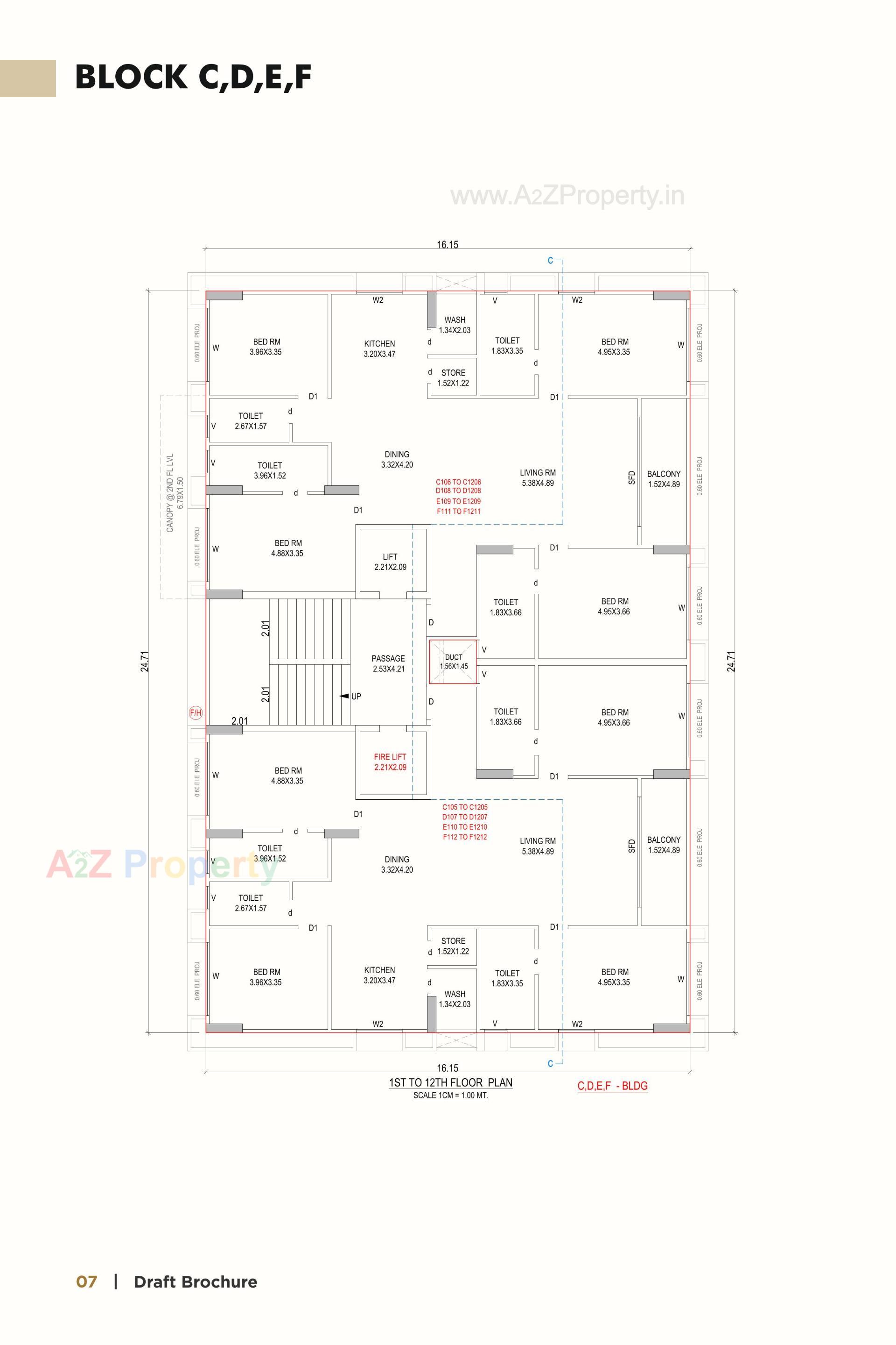 Layout of real estate project Agastya located at Vesu, Surat, Gujarat
